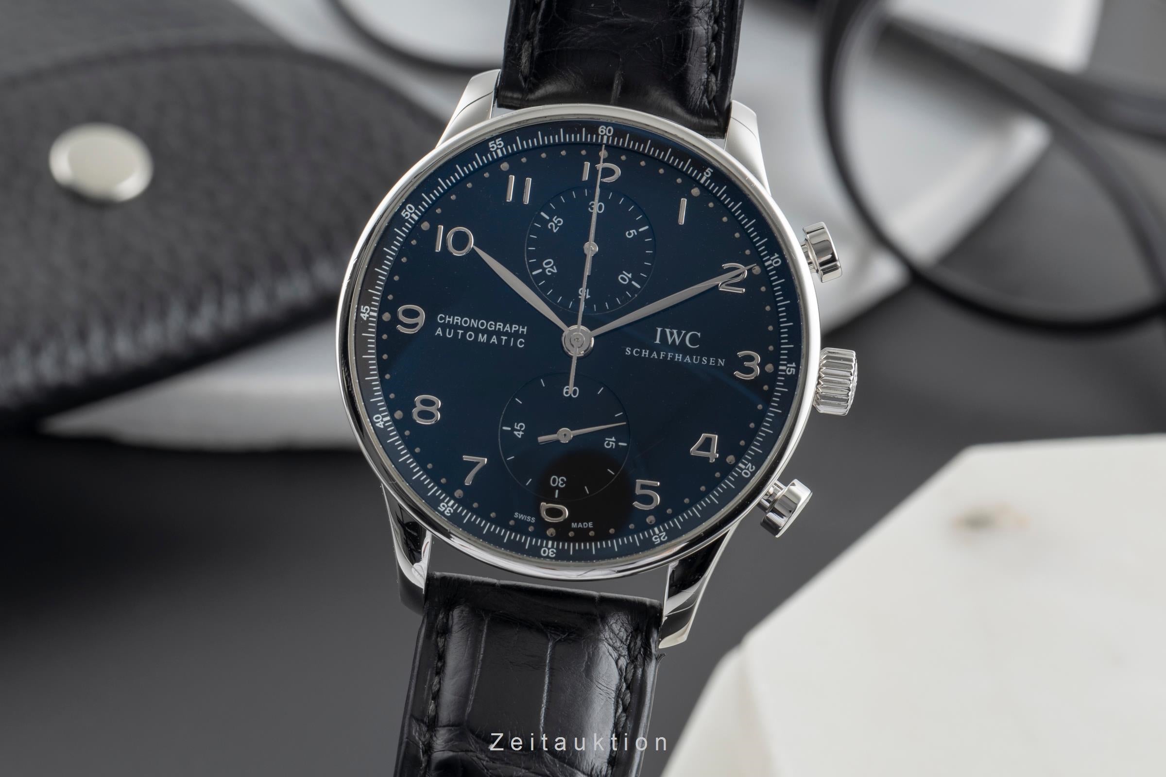 IWC Portugieser chronograph steel automatic men's watch IW371438  [2504127]