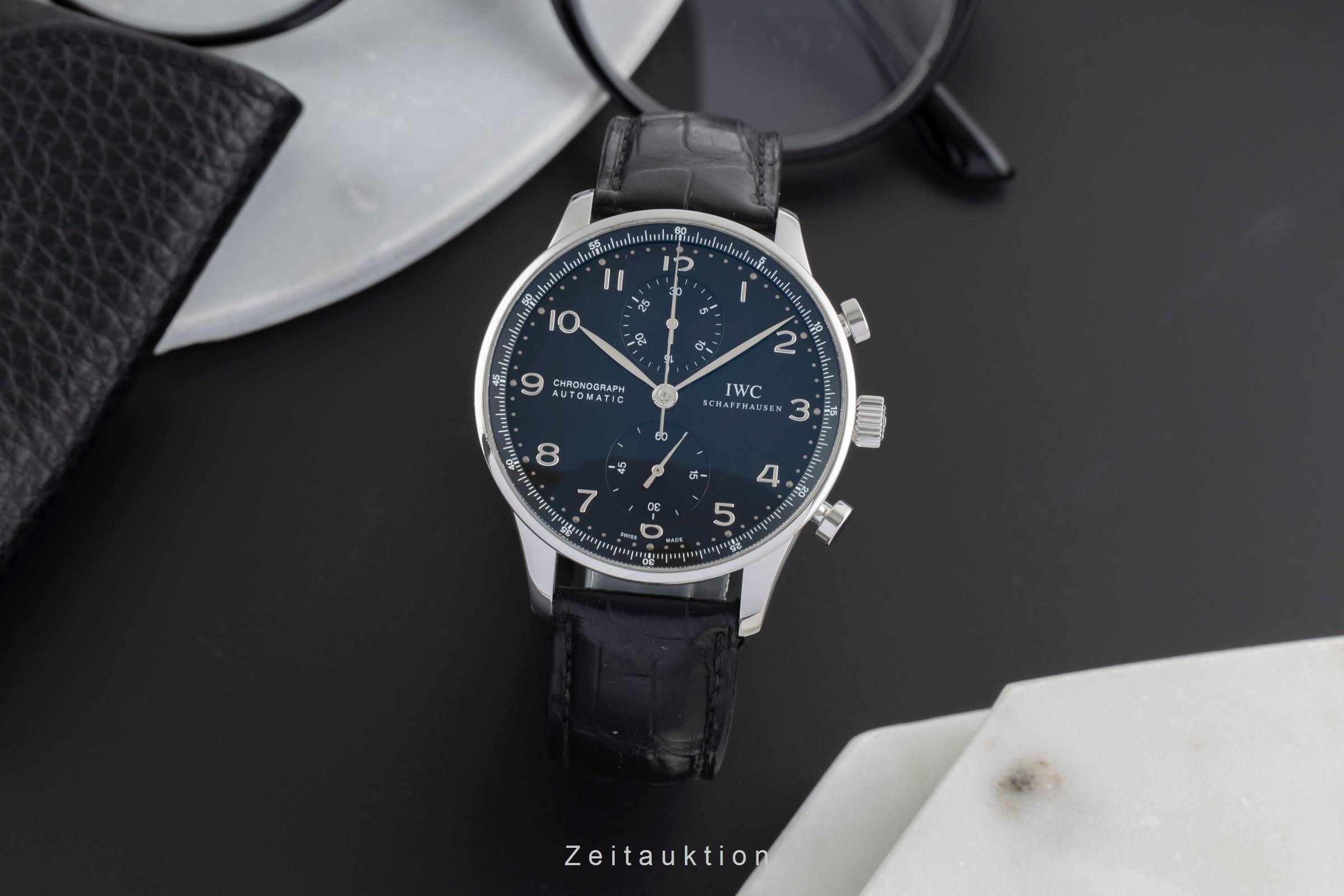 IWC Portugieser chronograph steel automatic men's watch IW371438  [2504127]
