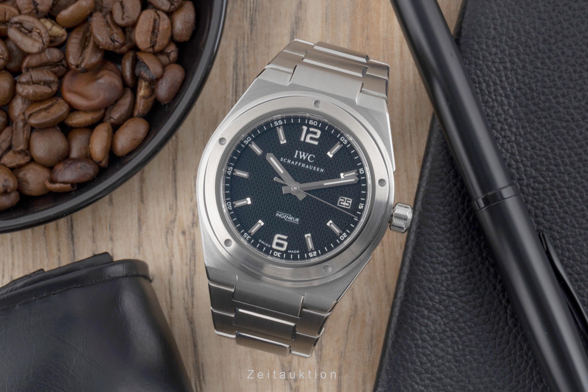 IWC Ingenieur acier automatique montre pour hommes IW322701 LP: 12900EUR  [2504129]