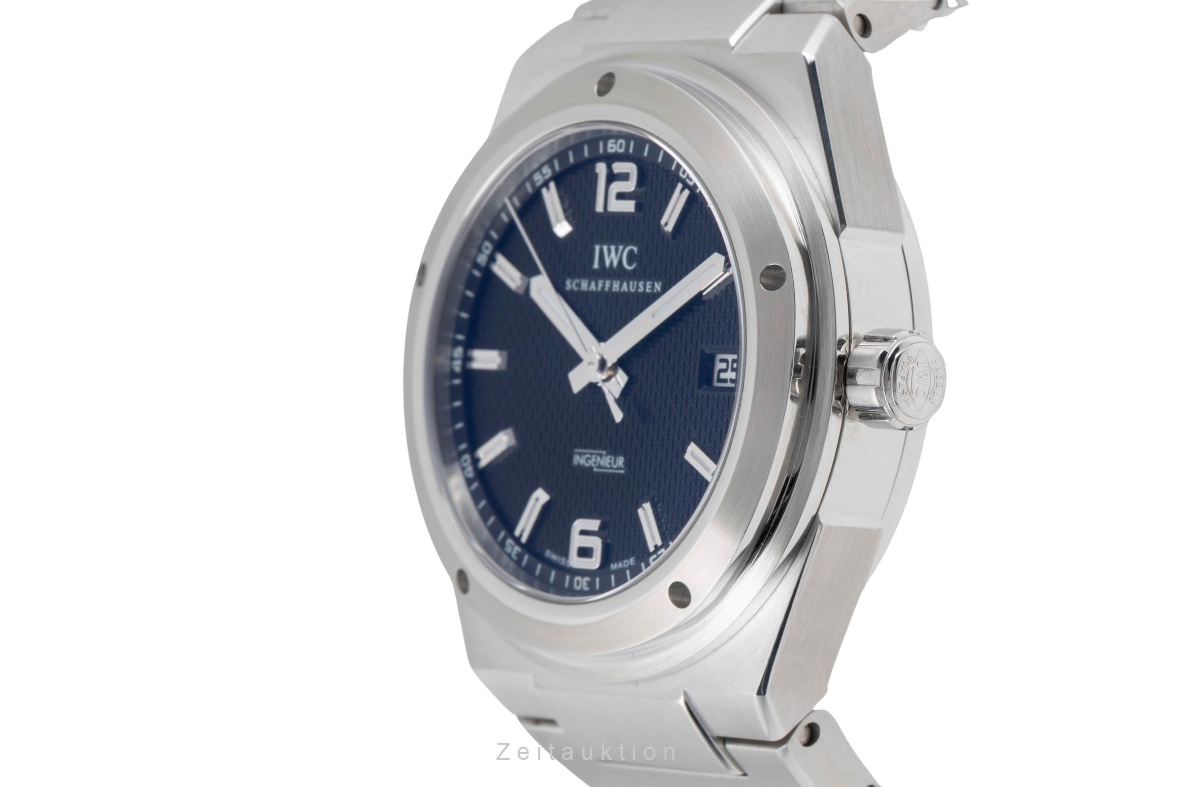IWC Ingenieur acier automatique montre pour hommes IW322701 LP: 12900EUR  [2504129]