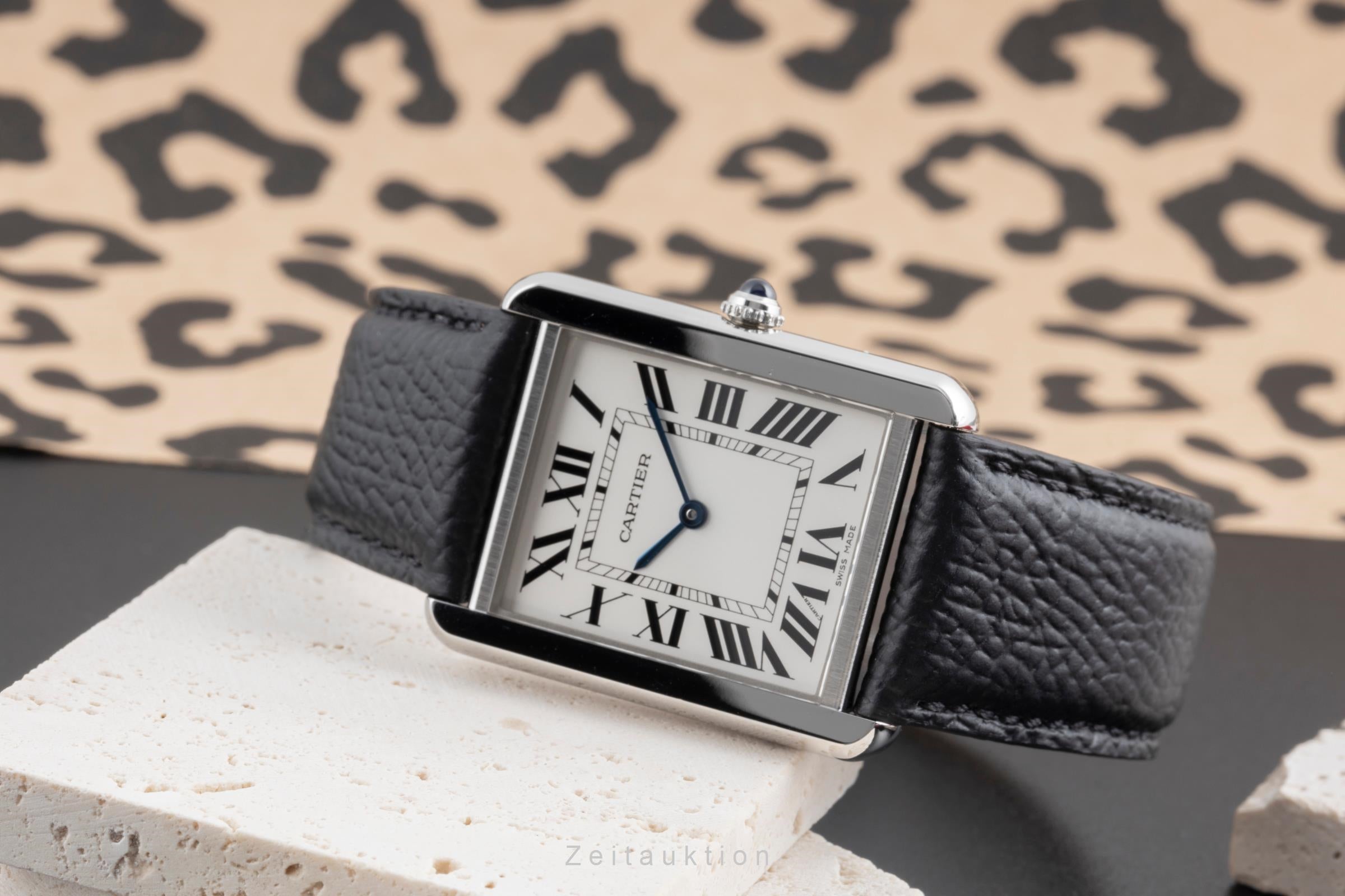 Cartier Tank steel quartz Kal. 690 Ref. W1018355 | 2504131