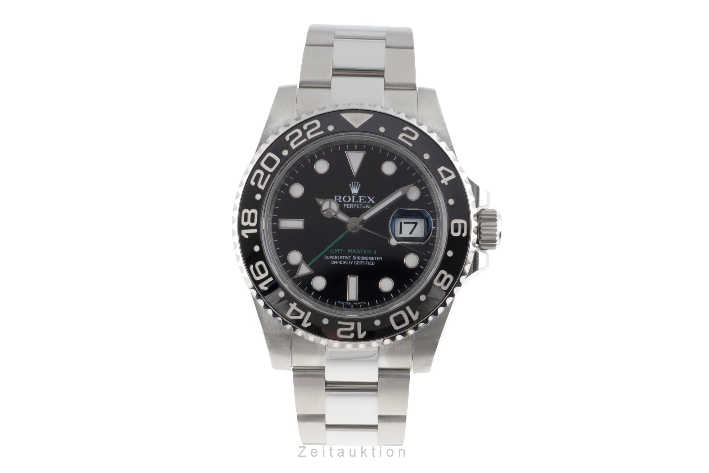 Rolex GMT-Master II steel automatic men's watch 116710LN  [2504133]