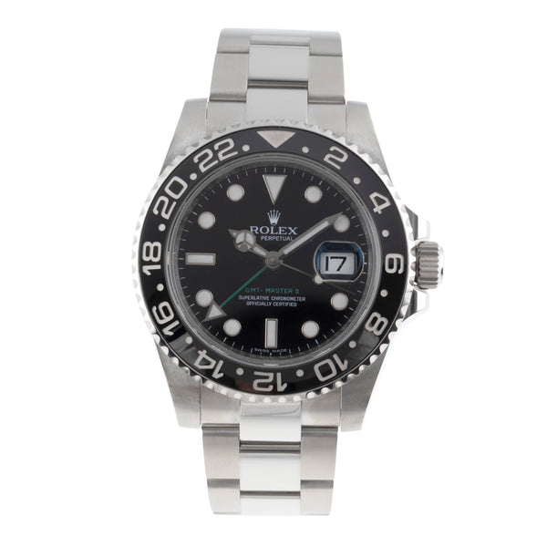 Rolex GMT-Master II steel automatic men's watch 116710LN  [2504133]
