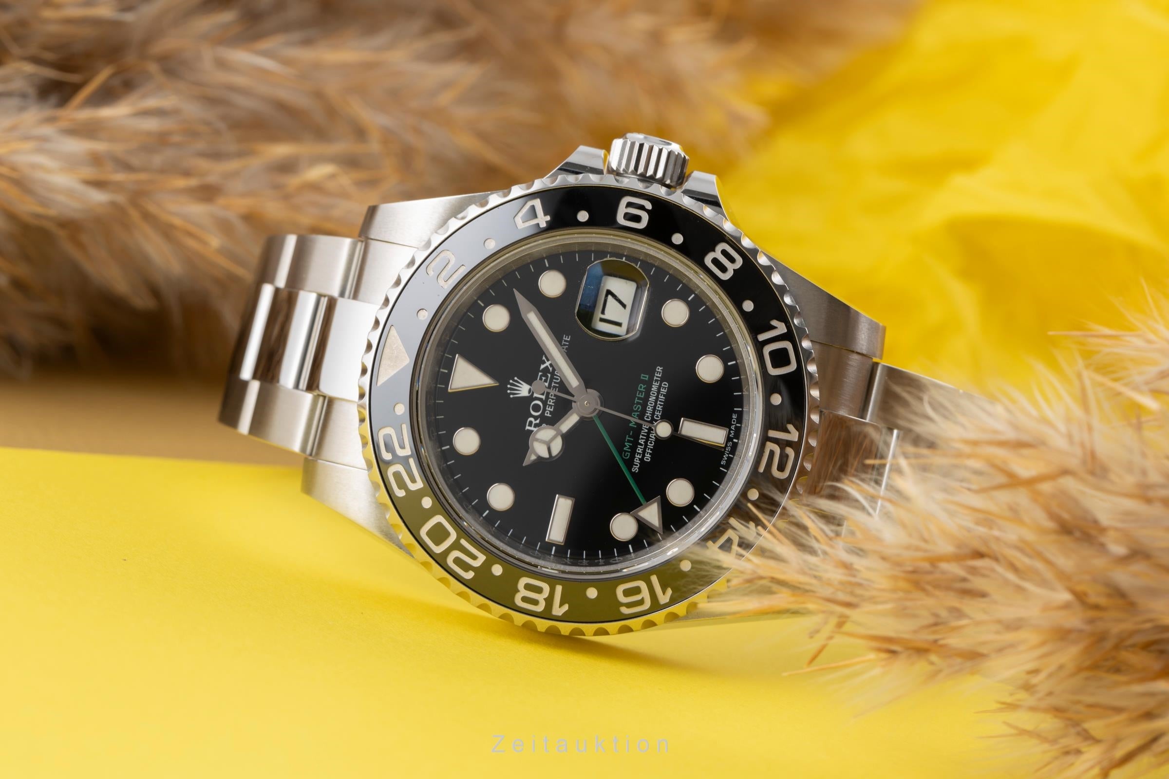 Rolex GMT-Master II steel automatic men's watch 116710LN  [2504133]