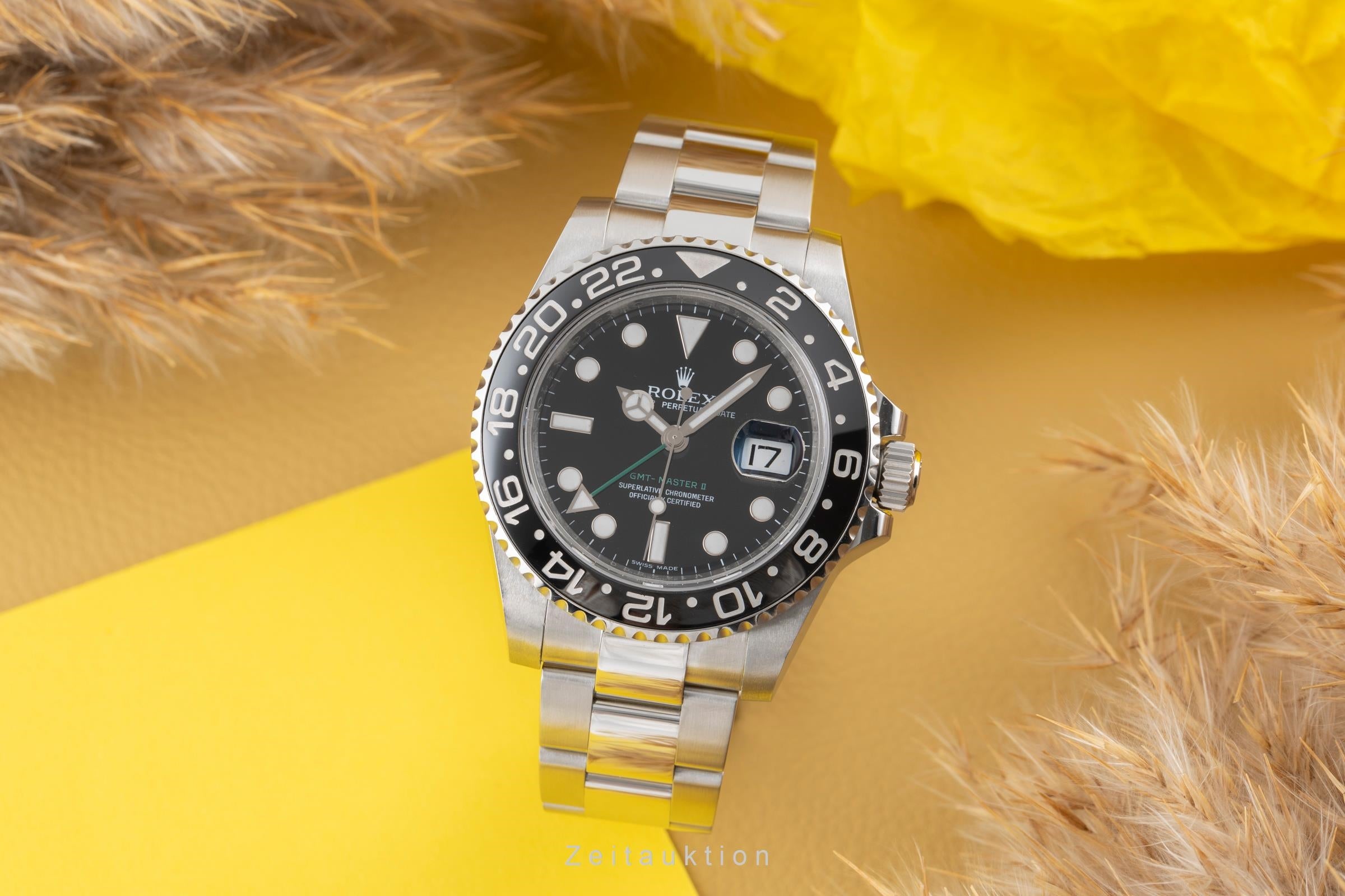 Rolex GMT-Master II steel automatic men's watch 116710LN  [2504133]