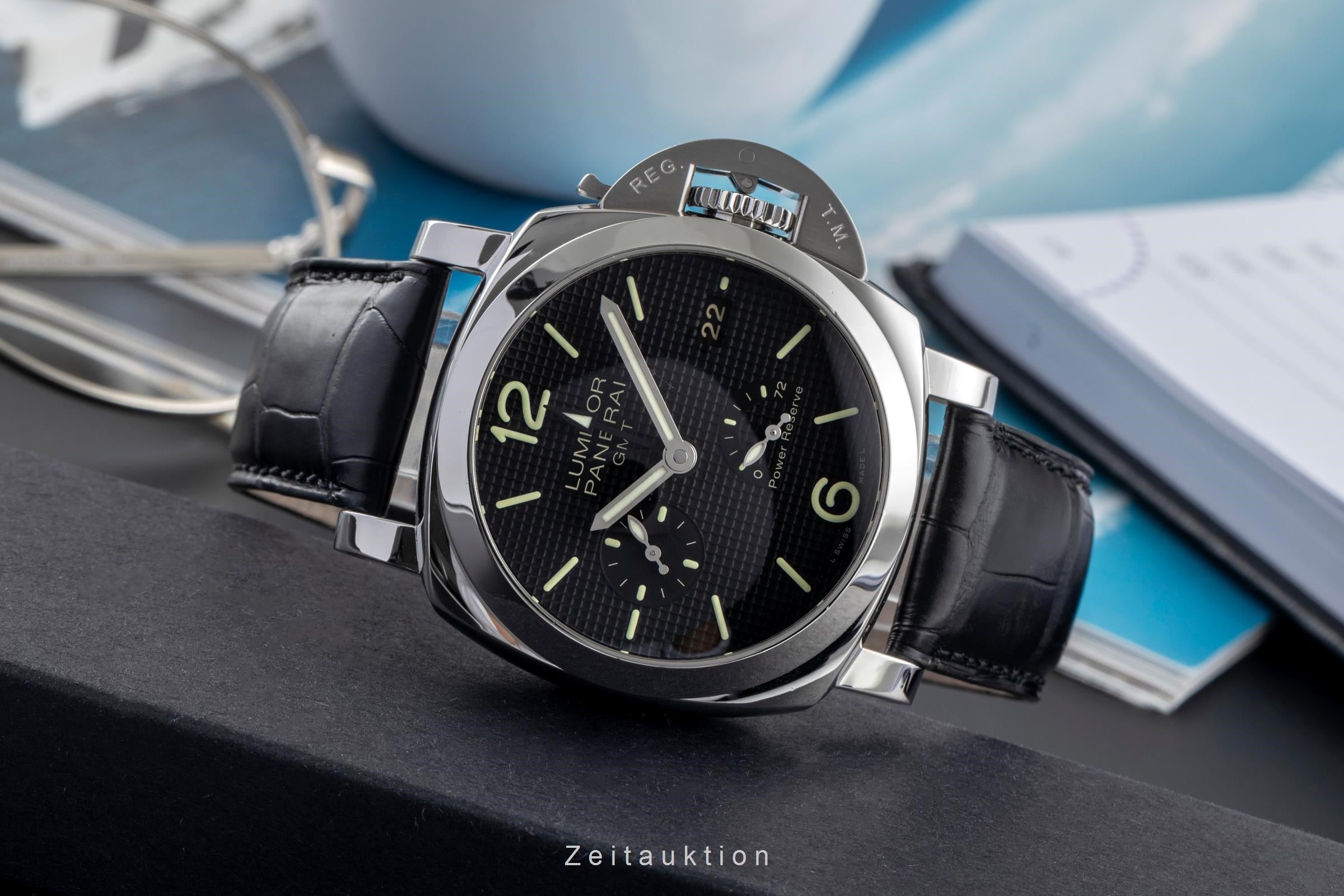Panerai Luminor GMT acero automático reloj para caballeros PAM00537  [2504135]