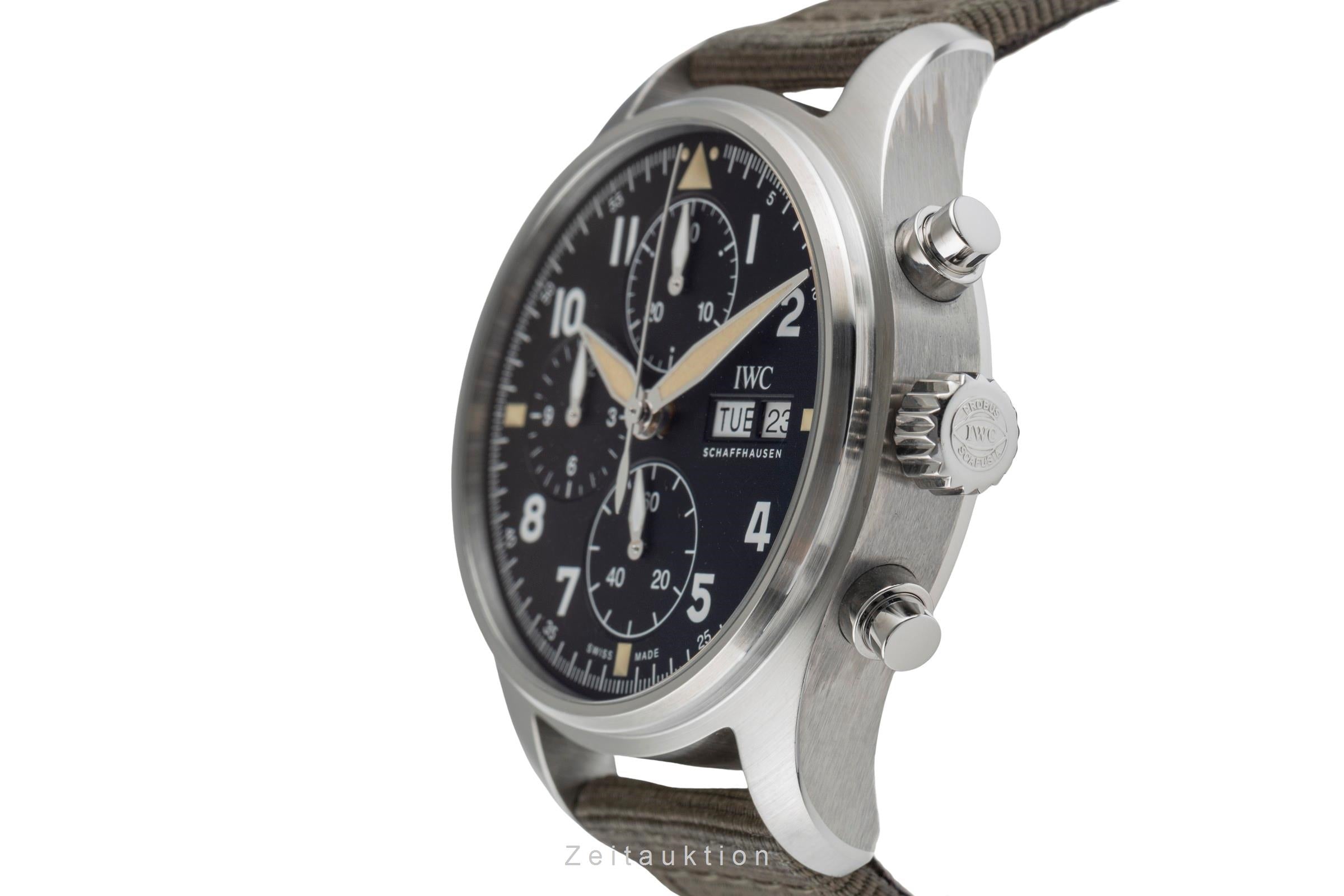 IWC Fliegerchronograph cronografo acciaio automatismo orologio da uomo IW387901 LP: 7300EUR  [2504136]
