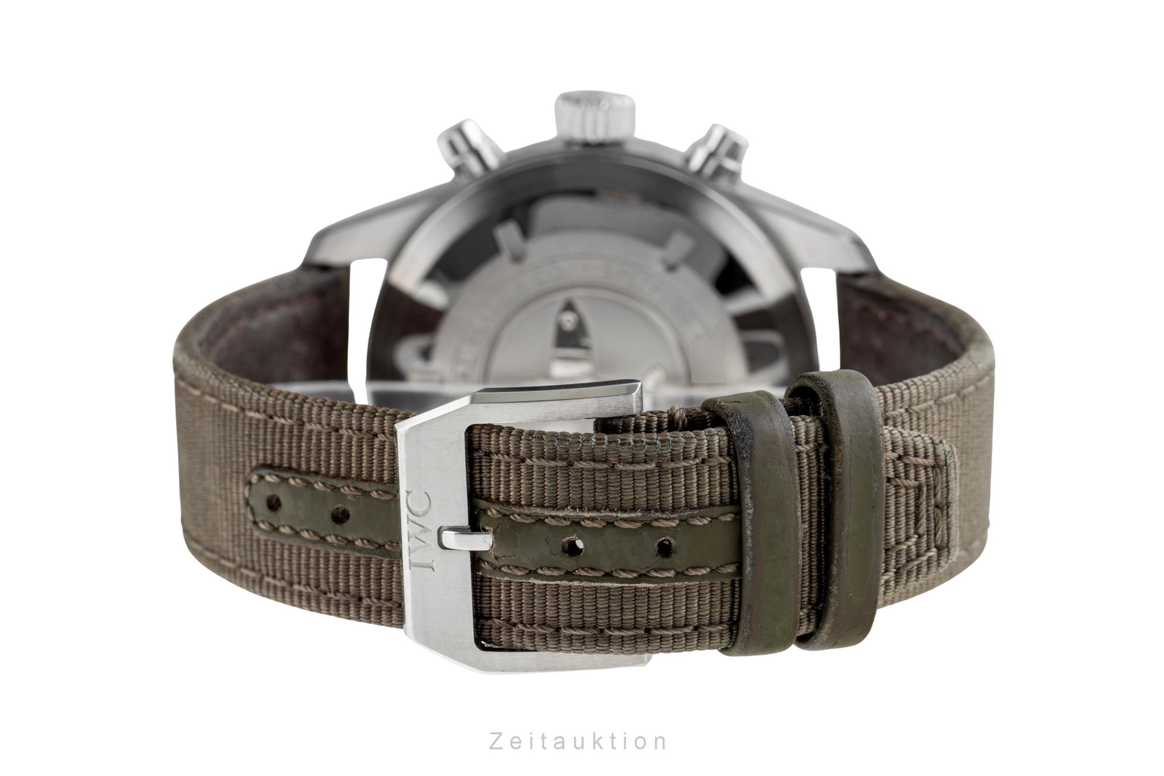 IWC Fliegerchronograph cronografo acciaio automatismo orologio da uomo IW387901 LP: 7300EUR  [2504136]