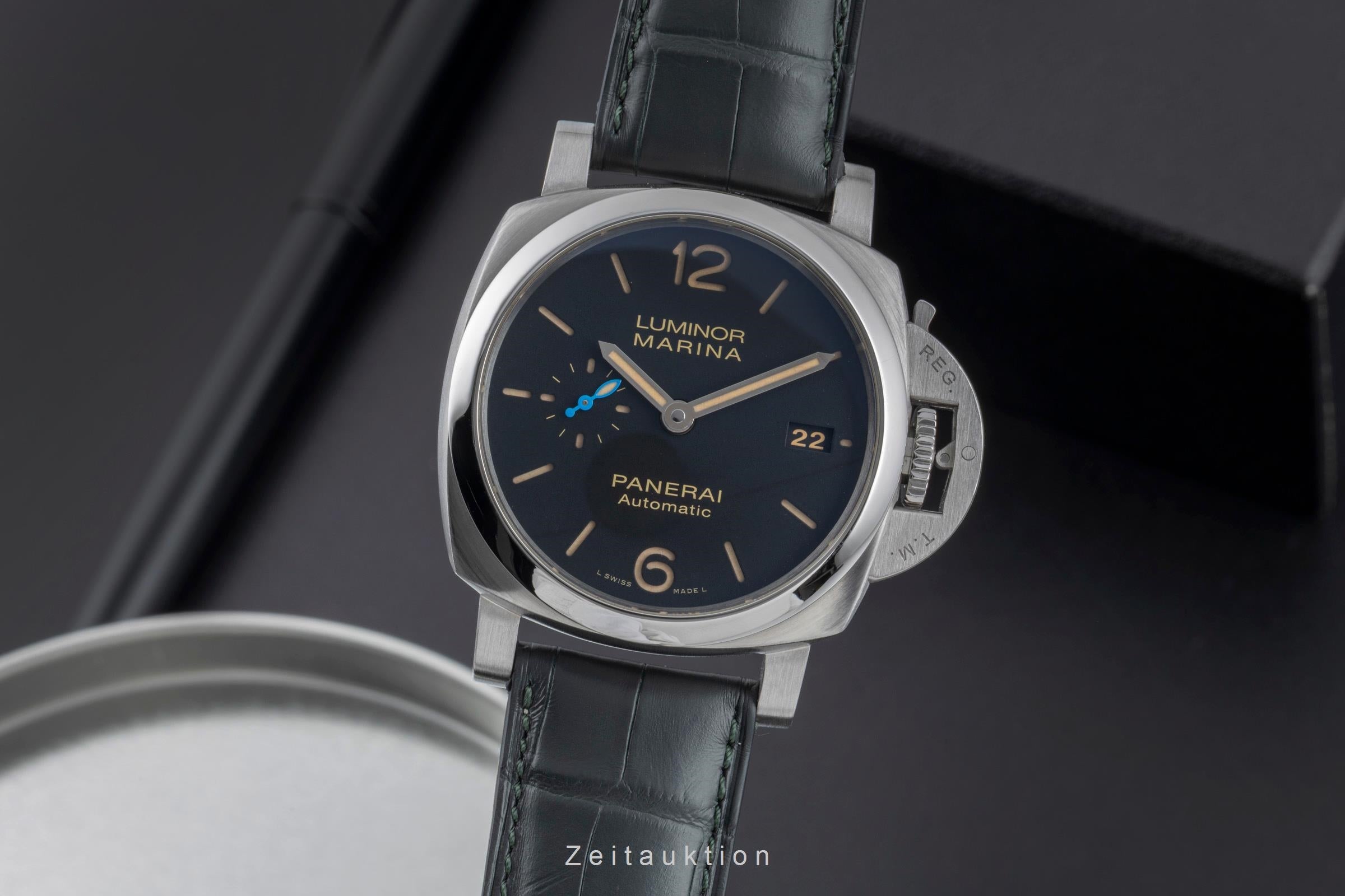 Panerai Luminor Marina acier automatique montre pour hommes PAM01392  [2504137]