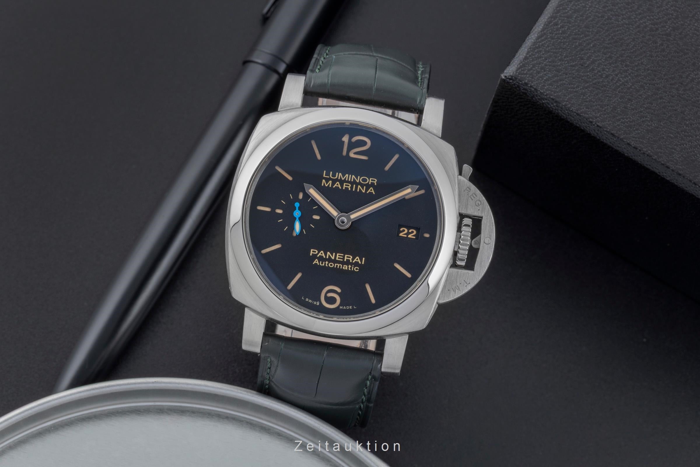 Panerai Luminor Marina acier automatique montre pour hommes PAM01392  [2504137]