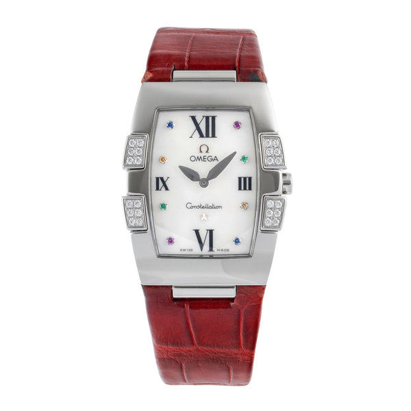 Omega Constellation Stahl MOP Diamonds Quarz Damenuhr Ref. 1886.79.40  [2504141]