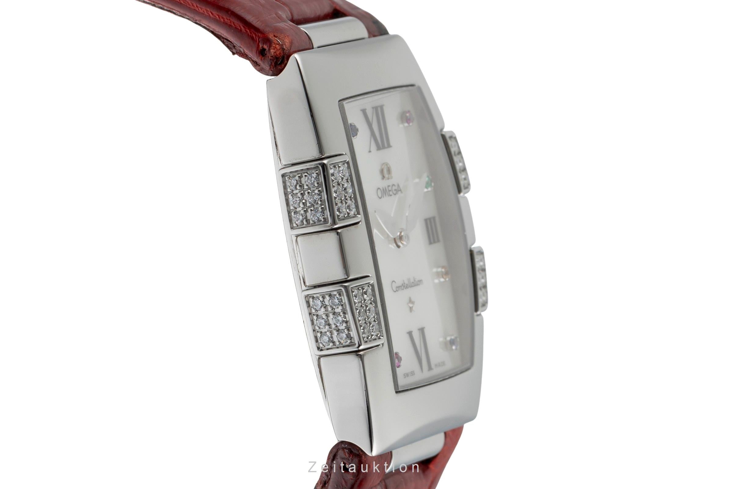 Omega Constellation Stahl MOP Diamonds Quarz Damenuhr Ref. 1886.79.40  [2504141]