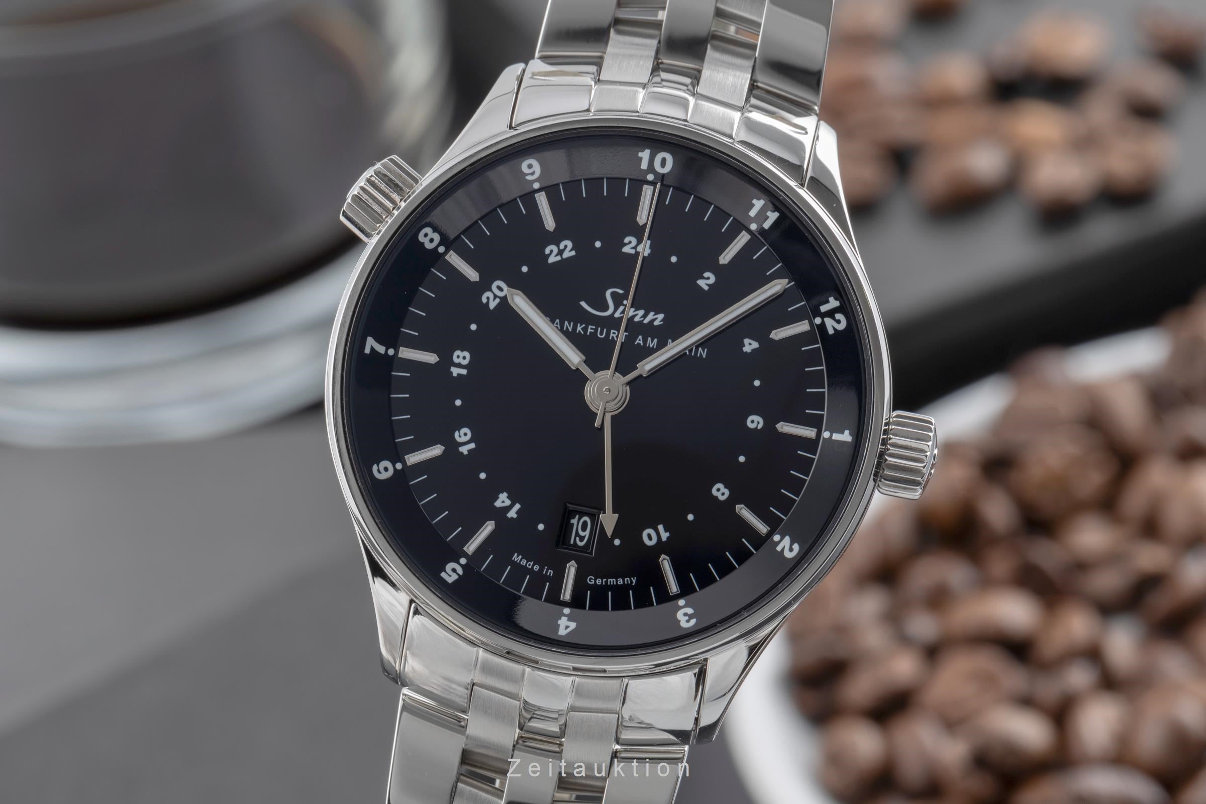 Sinn Weltzeituhr acier automatique montre pour hommes 6096.010 LP: 3220EUR  [2504142]