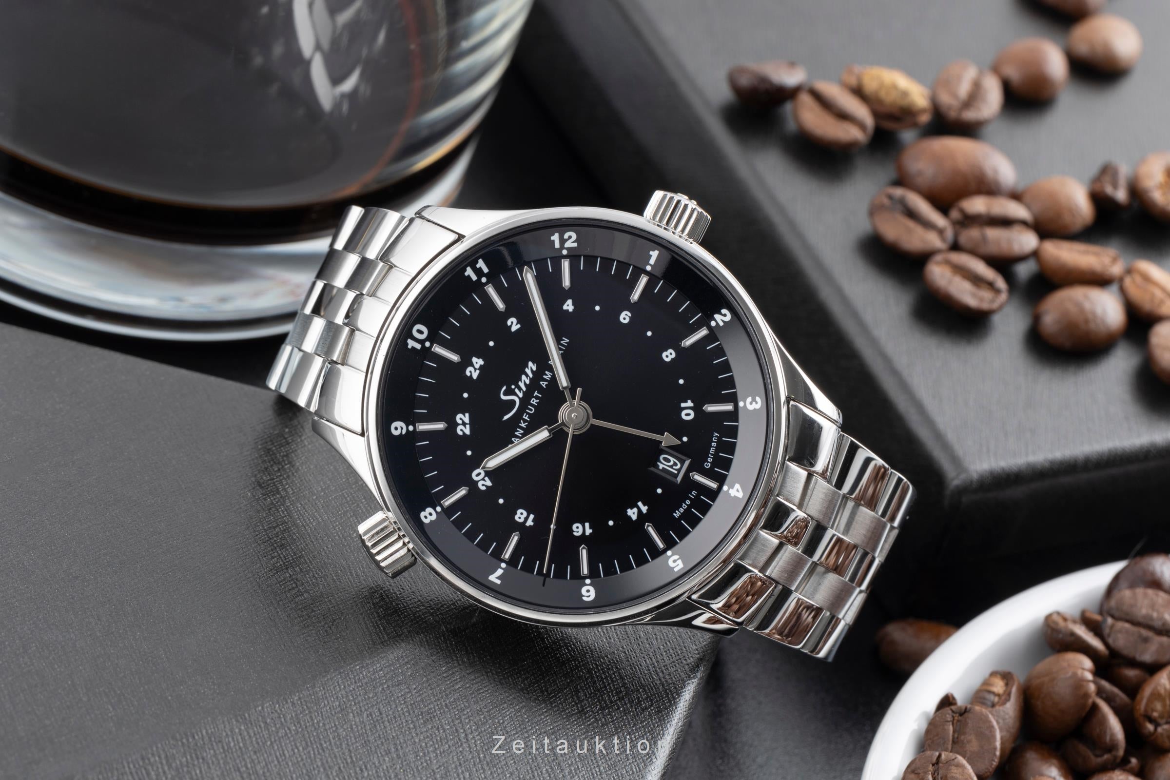 Sinn Weltzeituhr acero automático reloj para caballeros 6096.010 LP: 3220EUR  [2504142]