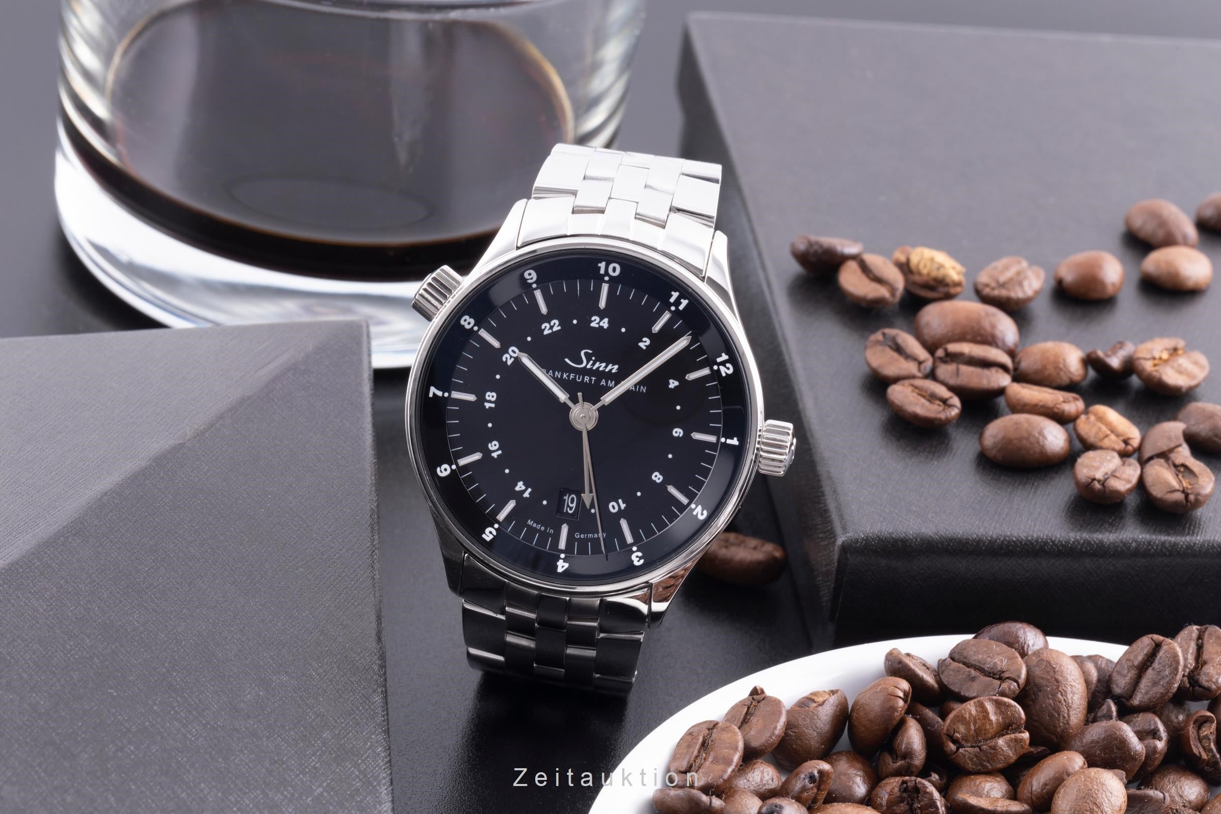 Sinn Weltzeituhr acero automático reloj para caballeros 6096.010 LP: 3220EUR  [2504142]