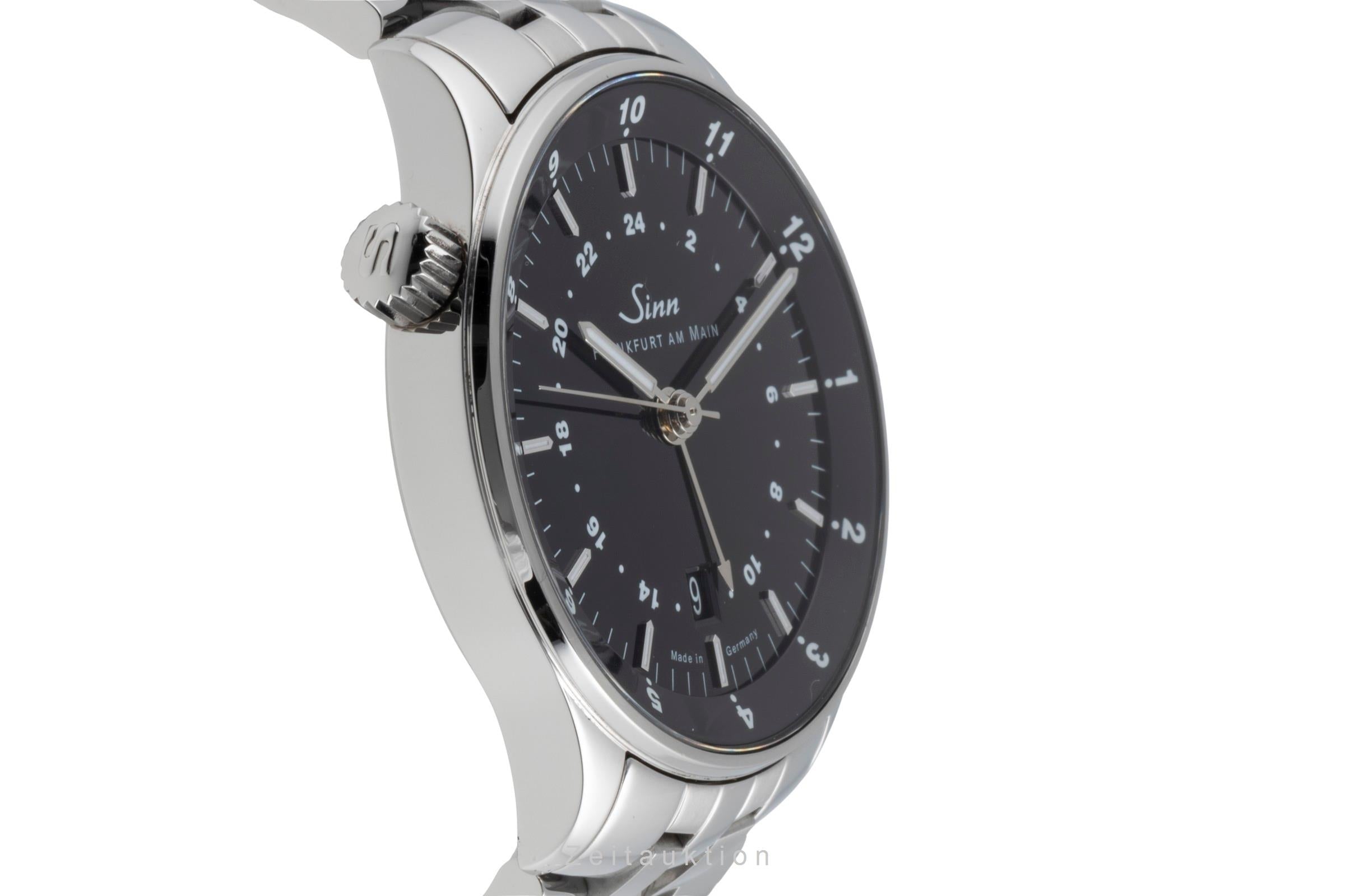 Sinn Weltzeituhr acero automático reloj para caballeros 6096.010 LP: 3220EUR  [2504142]