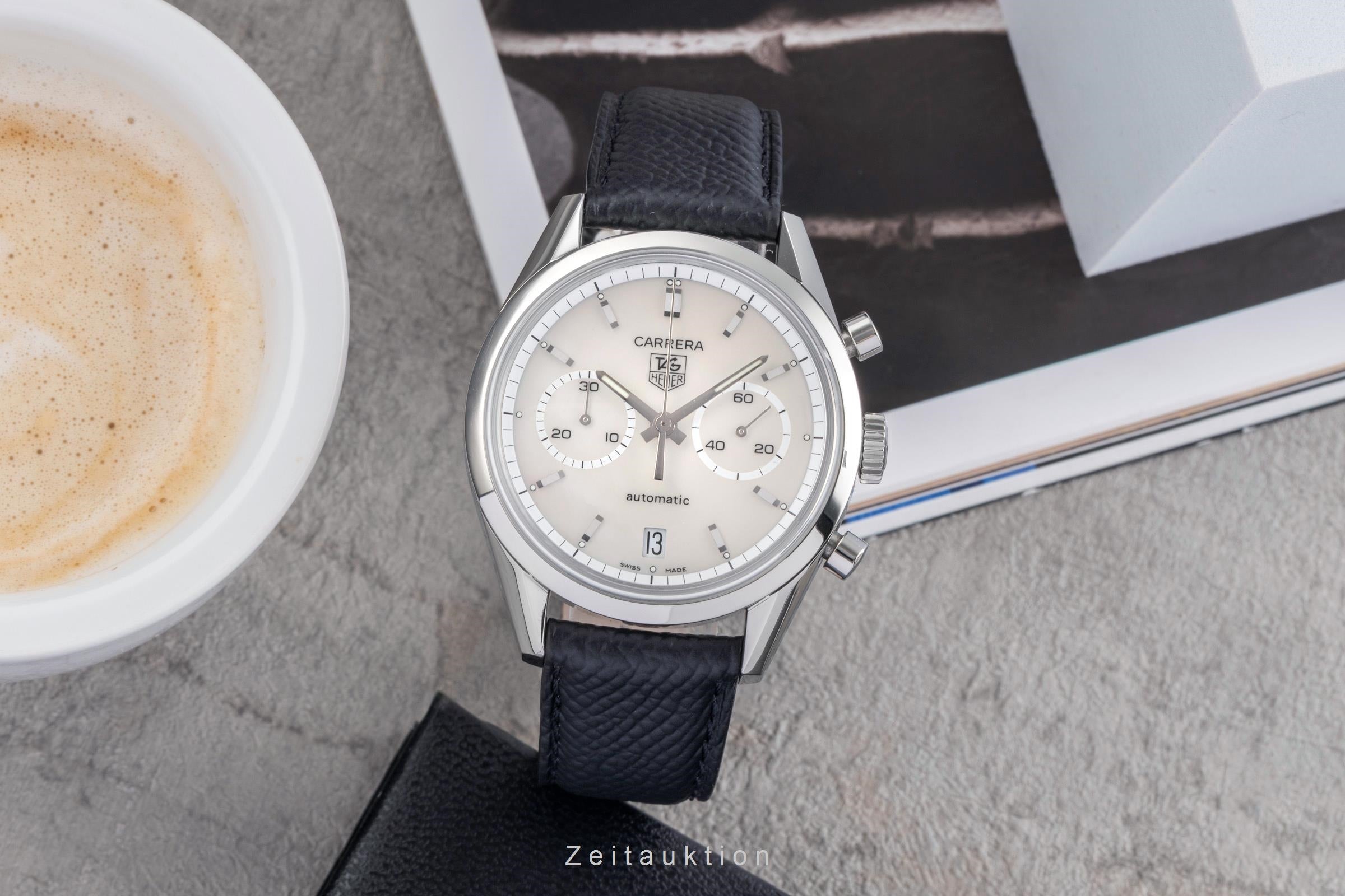 Tag Heuer Carrera chronograph steel automatic men's watch CV2115  [2504146]