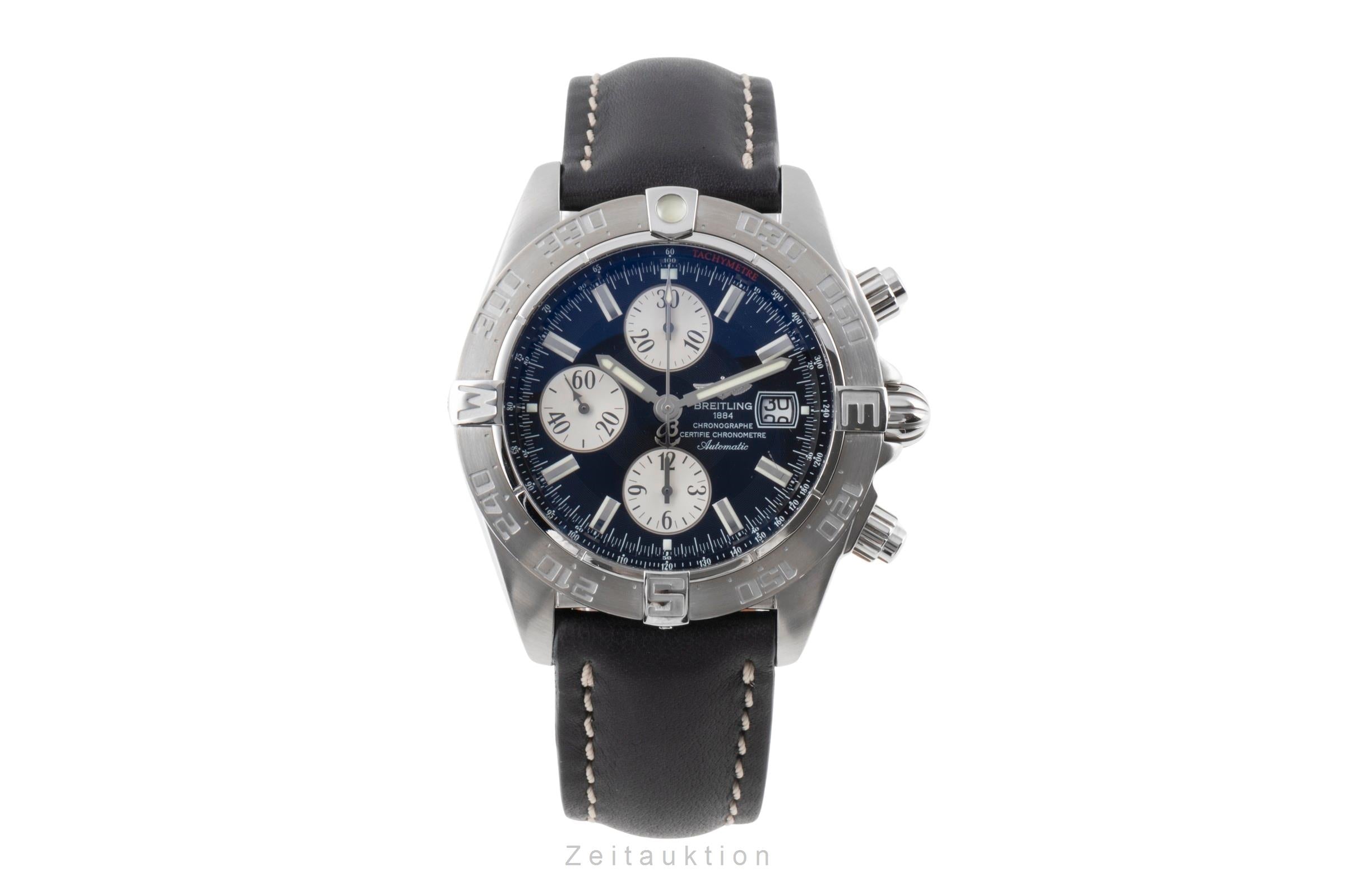 Breitling Galactic chronograph steel automatic Kal. B13 Ref