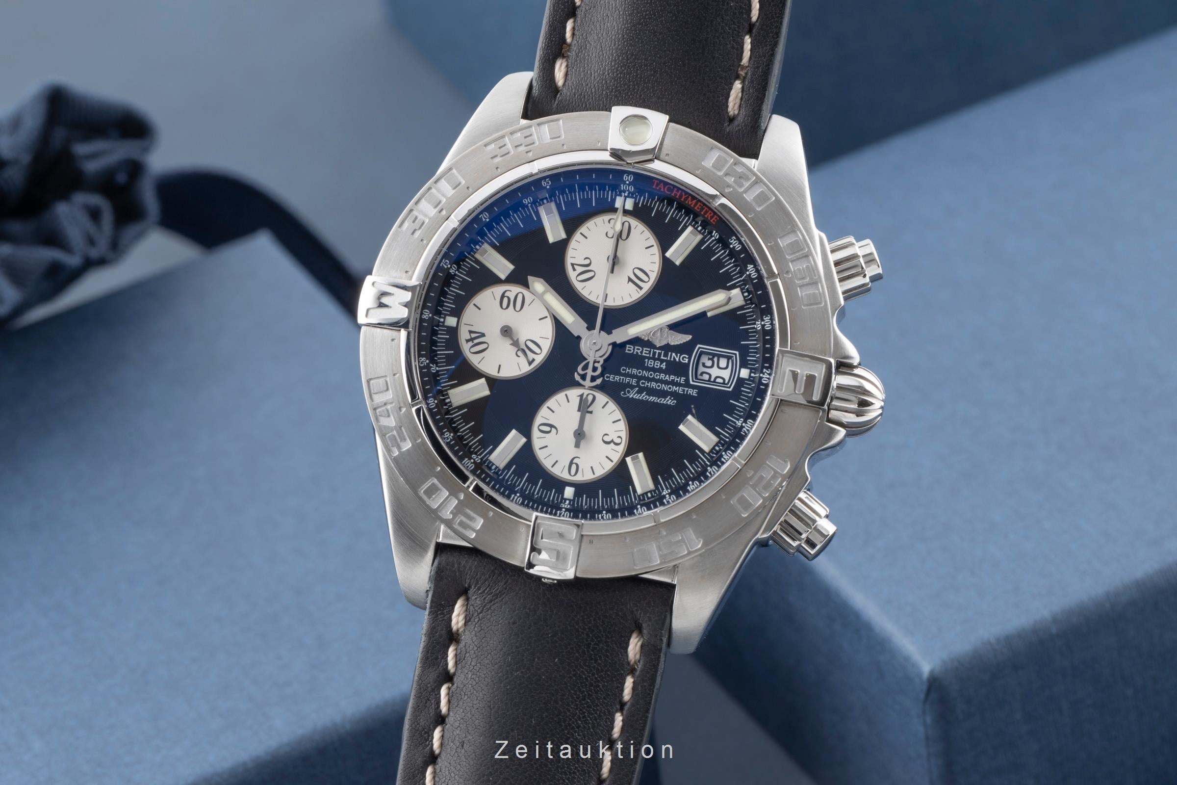 C*t様 BREITLING Chronograph Automatic⌚️ Breitling Galactic chronograph steel automatic Kal. B13 Ref