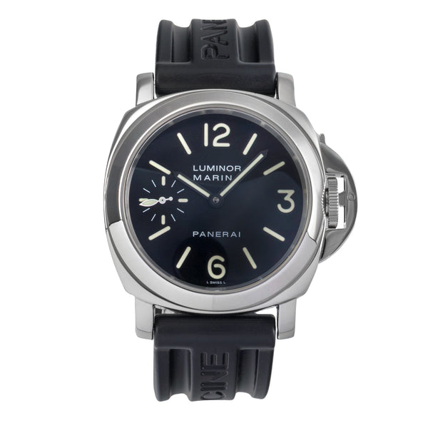 Panerai Luminor Marina acier à remontage manuel montre pour hommes PAM00001 LP: 6200EUR  [2504151]