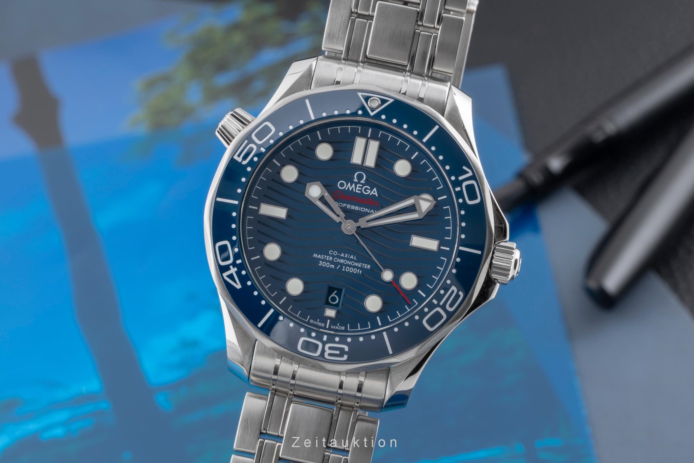 Omega Seamaster steel automatic men's watch 210.30.42.20.03.001 LP: 6500EUR  [2504155]