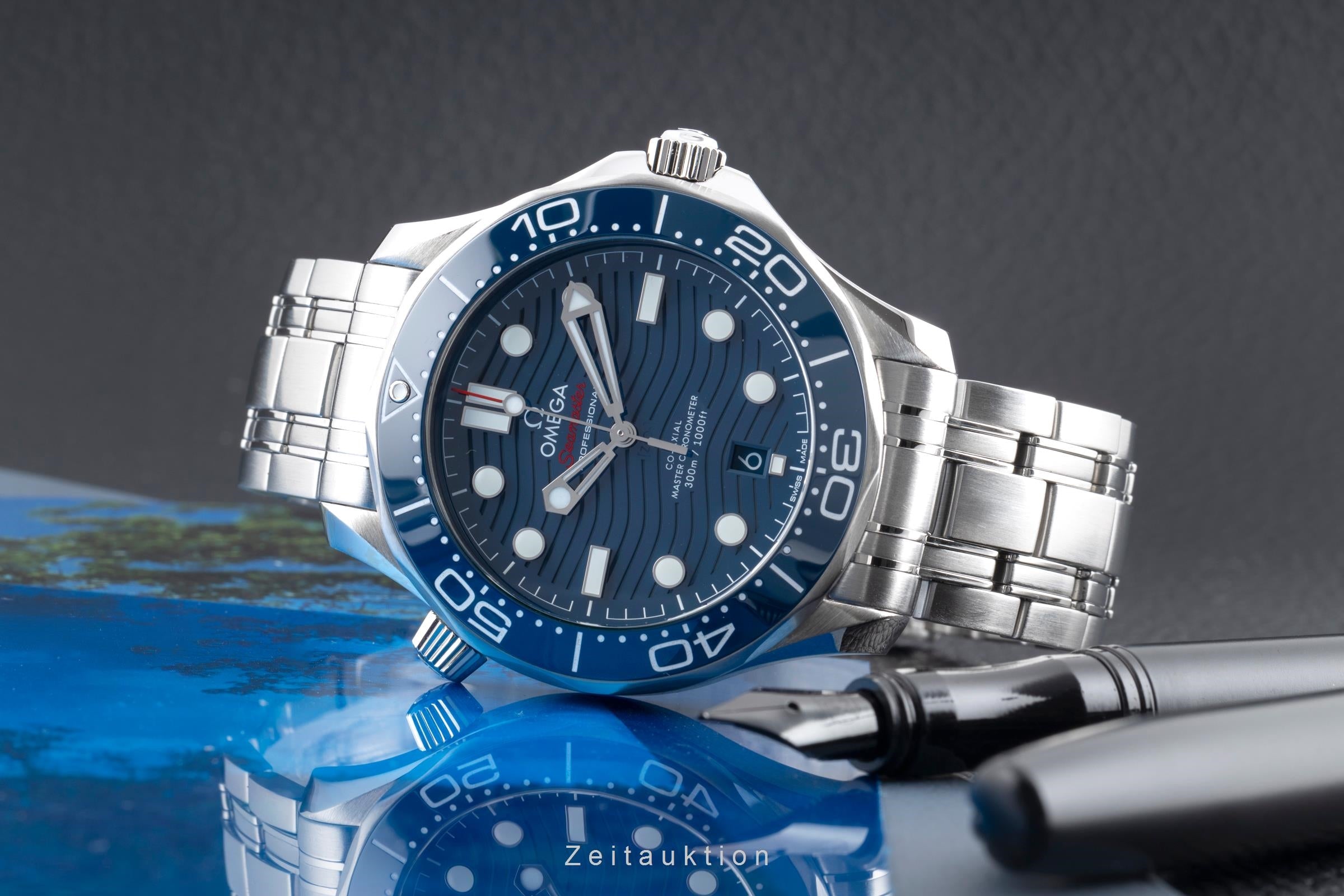 Omega Seamaster steel automatic men's watch 210.30.42.20.03.001 LP: 6500EUR  [2504155]