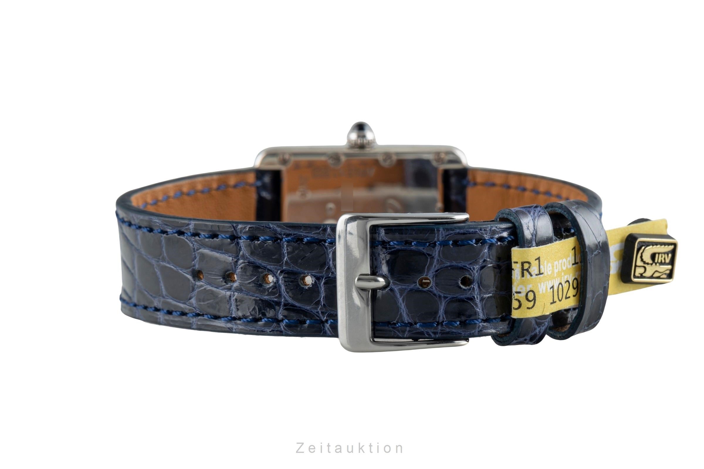 Cartier must Tank SM 925 Silber vergoldet Quarz Damenuhr  Ref. W1014254 2416 [2504157]