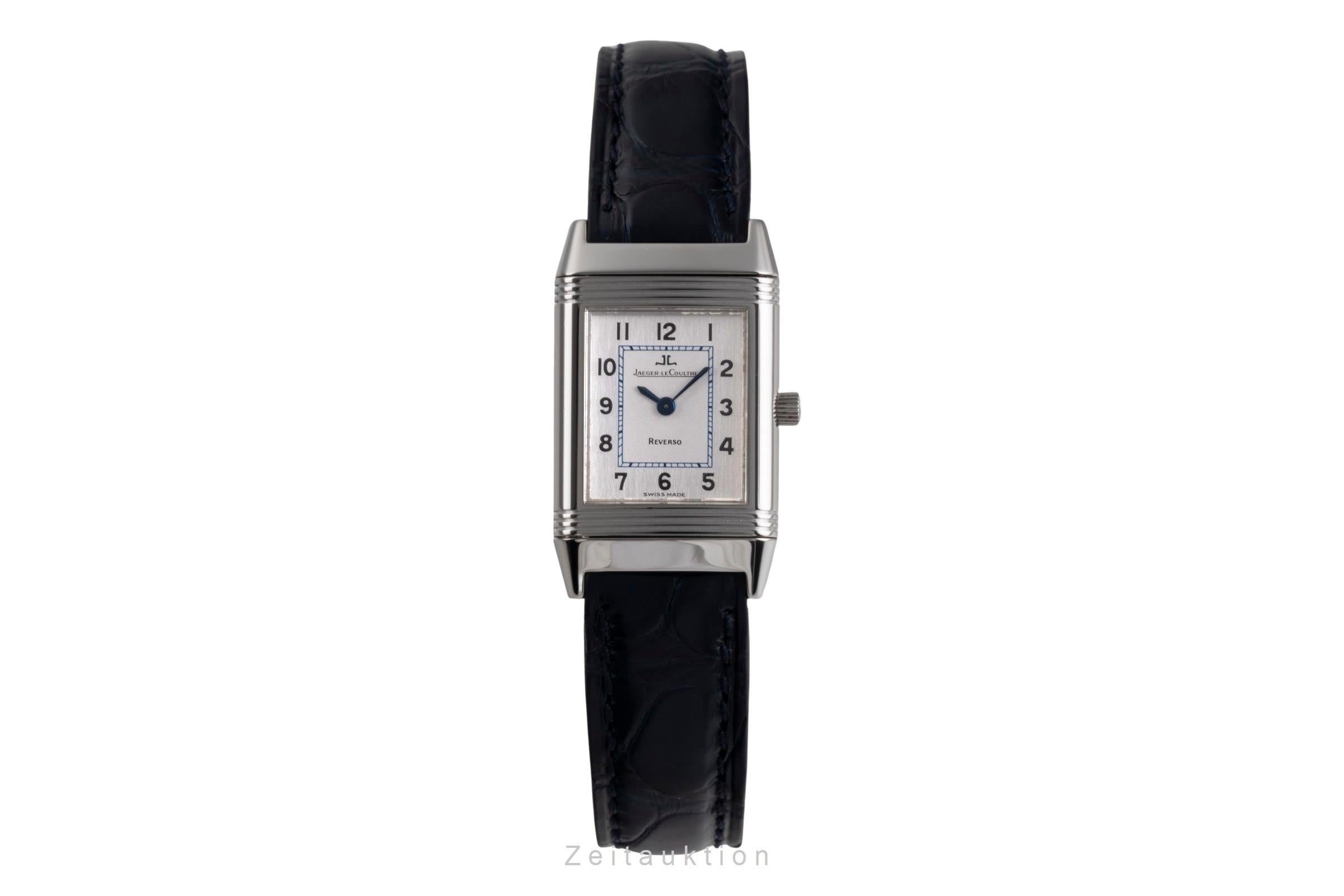 Jaeger LeCoultre Reverso steel quartz women's watch 260.840.082 , 260.8.08 LP: 7500EUR  [2504159]