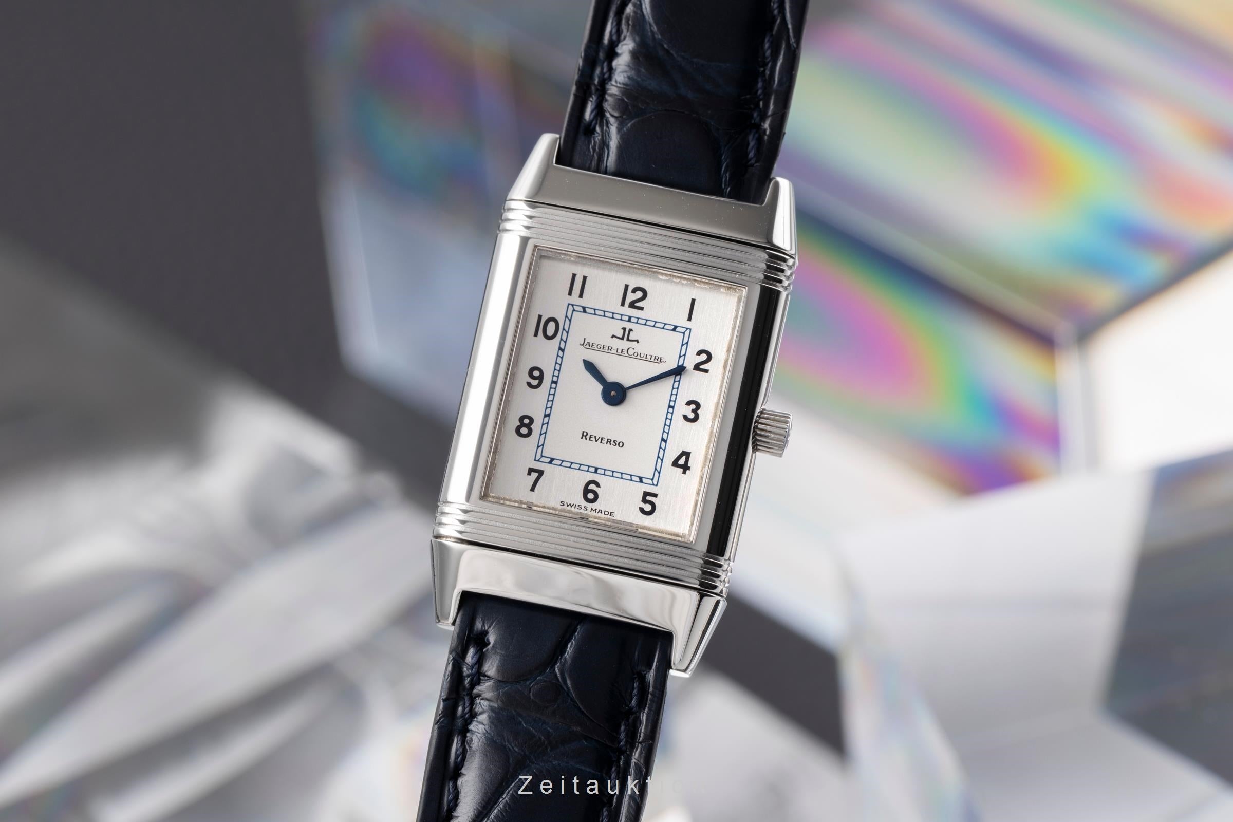 Jaeger LeCoultre Reverso steel quartz women's watch 260.840.082 , 260.8.08 LP: 7500EUR  [2504159]
