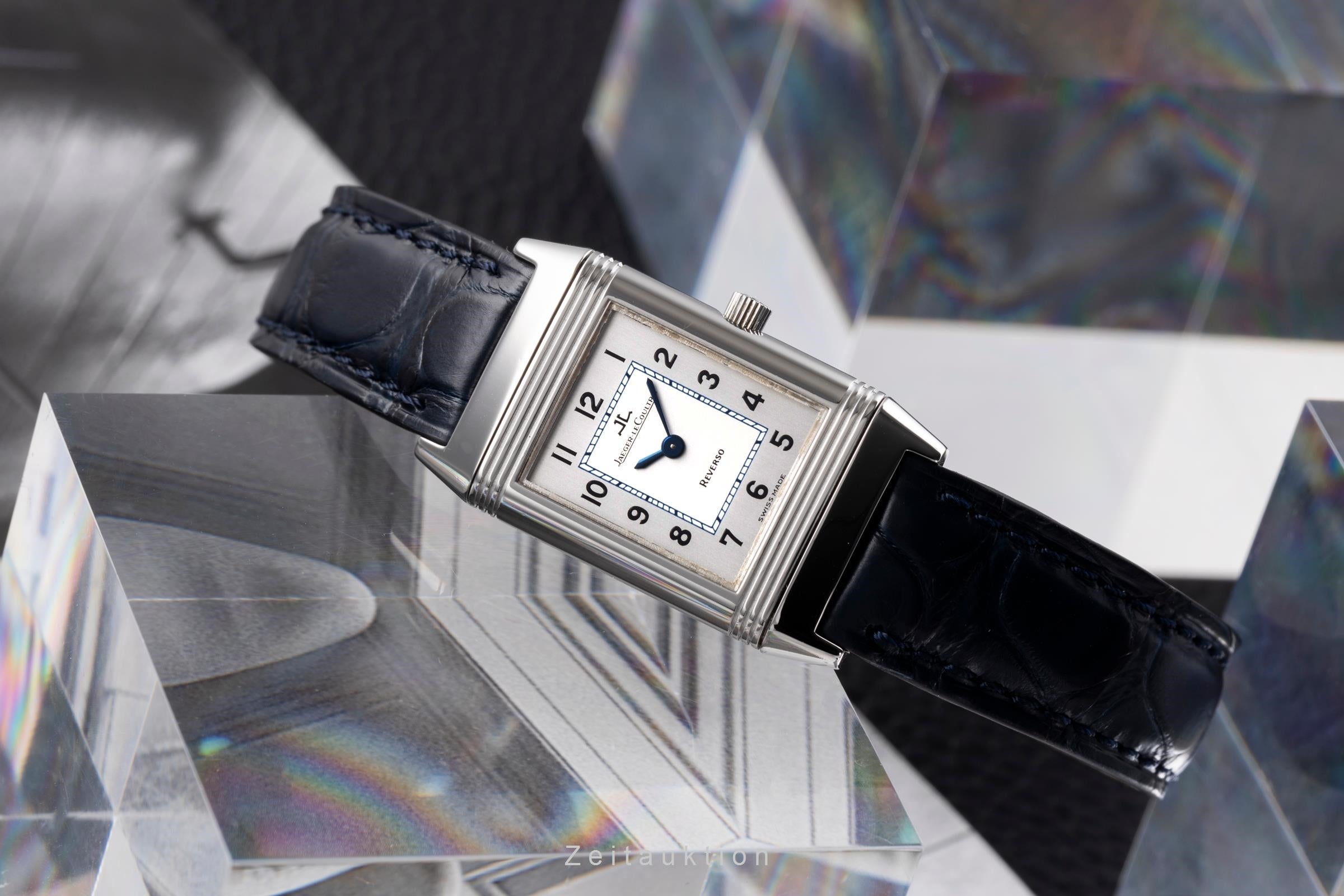 Jaeger LeCoultre Reverso steel quartz women's watch 260.840.082 , 260.8.08 LP: 7500EUR  [2504159]