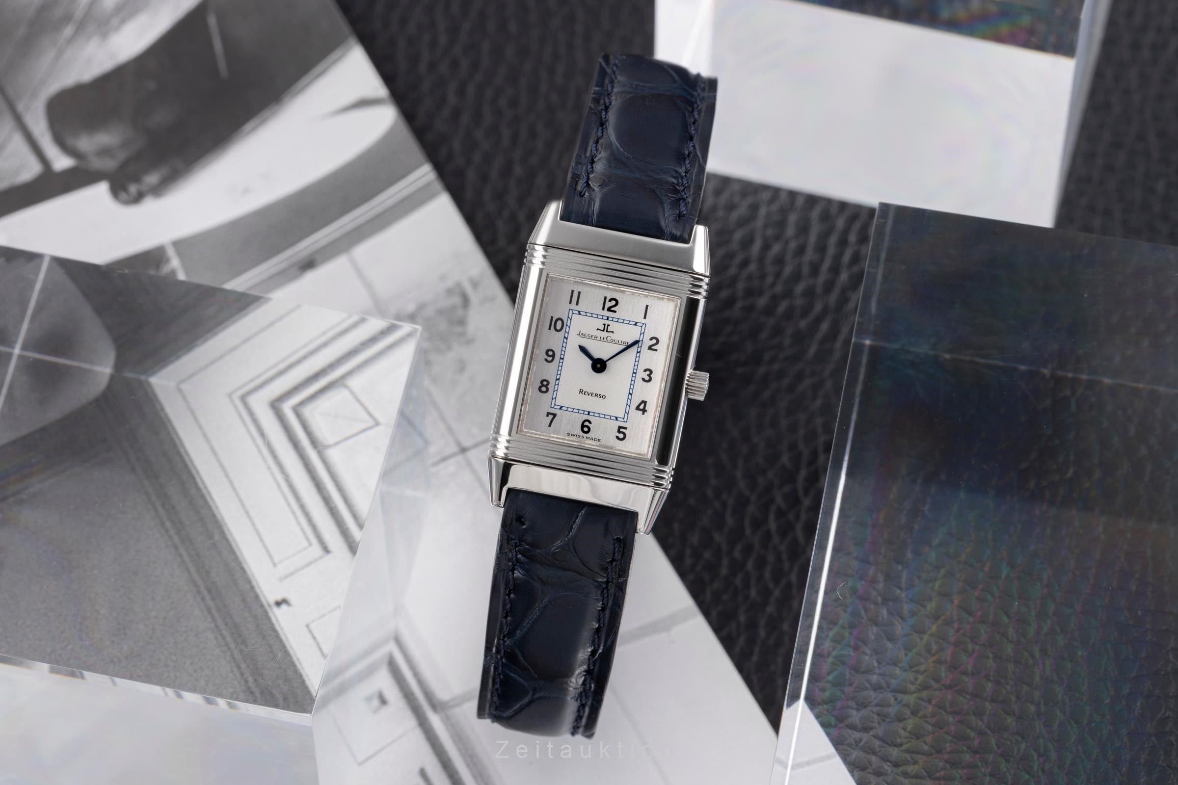 Jaeger LeCoultre Reverso steel quartz women's watch 260.840.082 , 260.8.08 LP: 7500EUR  [2504159]