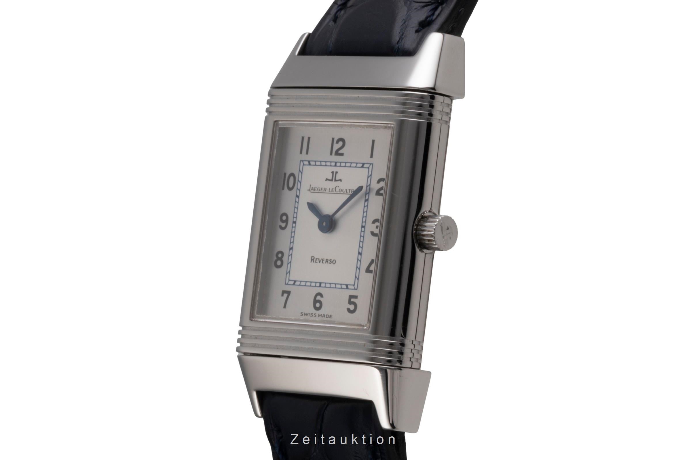 Jaeger LeCoultre Reverso steel quartz women's watch 260.840.082 , 260.8.08 LP: 7500EUR  [2504159]