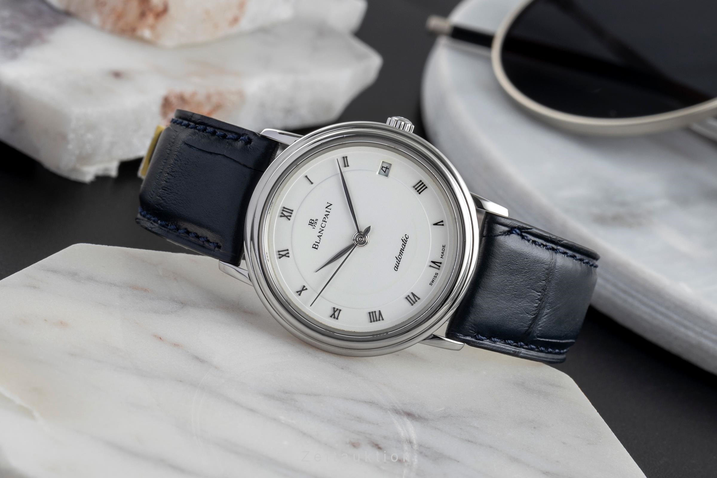 Blancpain Villeret steel automatic men's watch 1195-1127  [2504160]