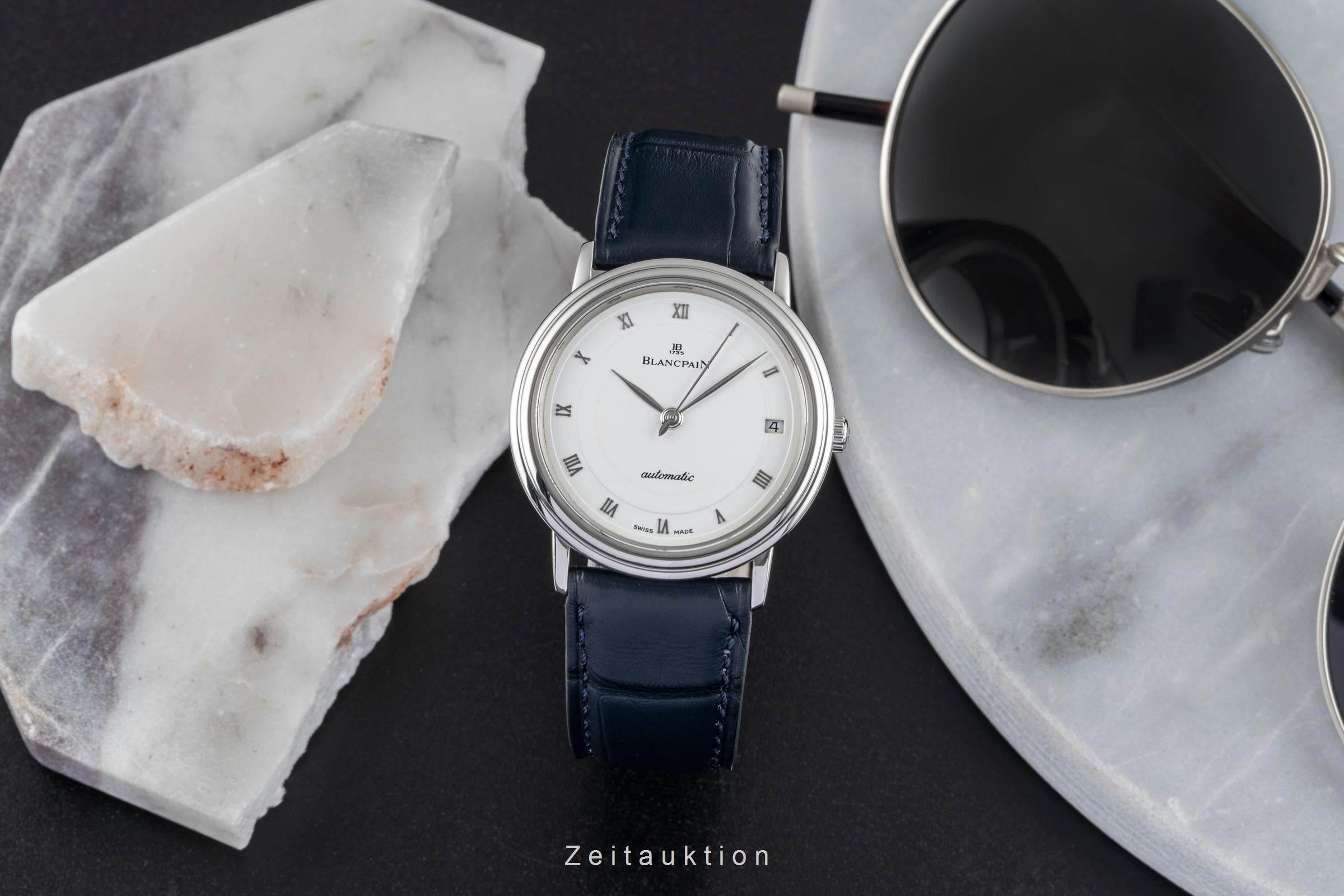 Blancpain Villeret steel automatic men's watch 1195-1127  [2504160]