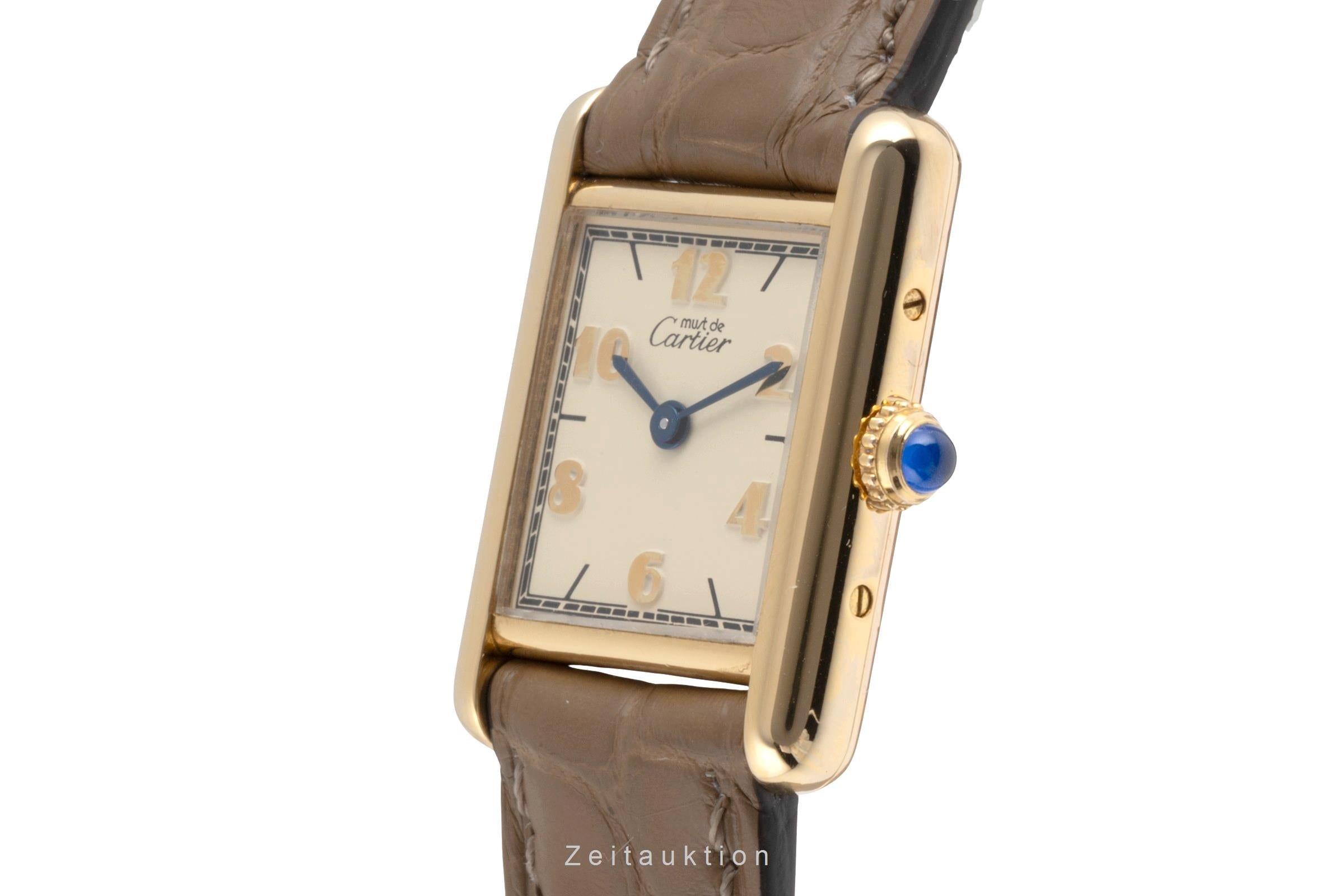 Cartier Tank argent doré quartz montre pour femmes W1008354, 5057001  [2504167]