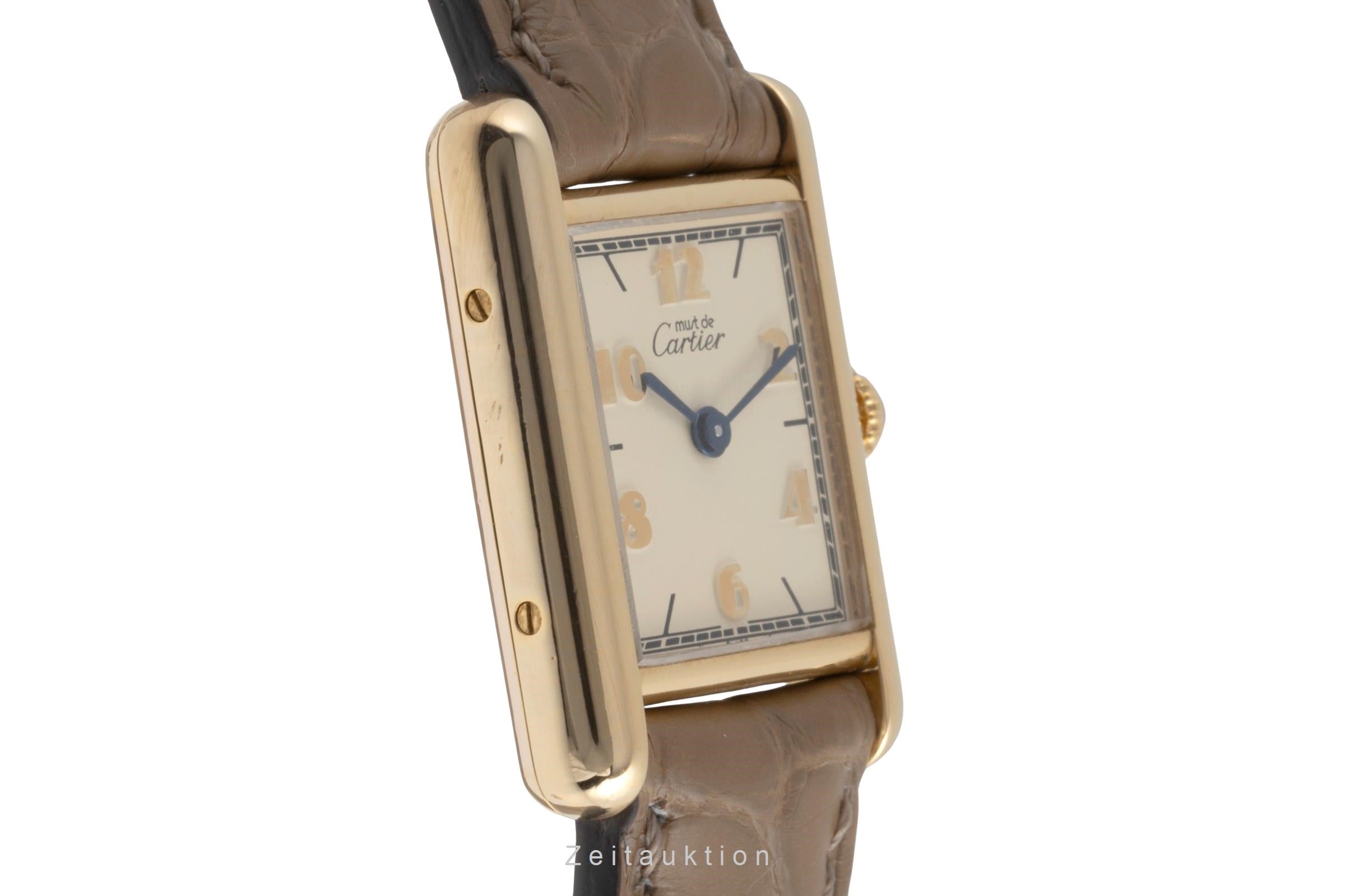 Cartier Tank argent doré quartz montre pour femmes W1008354, 5057001  [2504167]