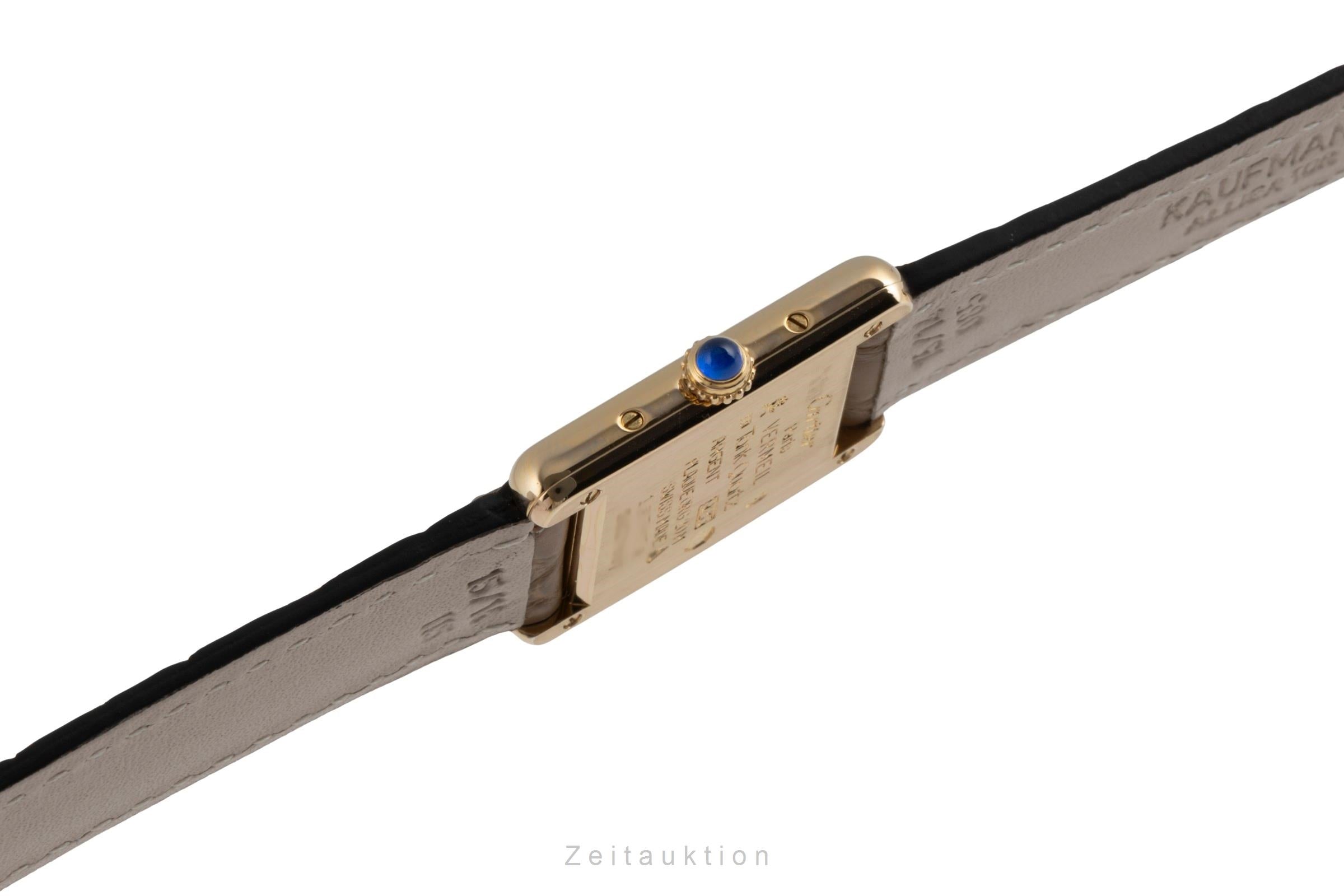 Cartier Tank argent doré quartz montre pour femmes W1008354, 5057001  [2504167]