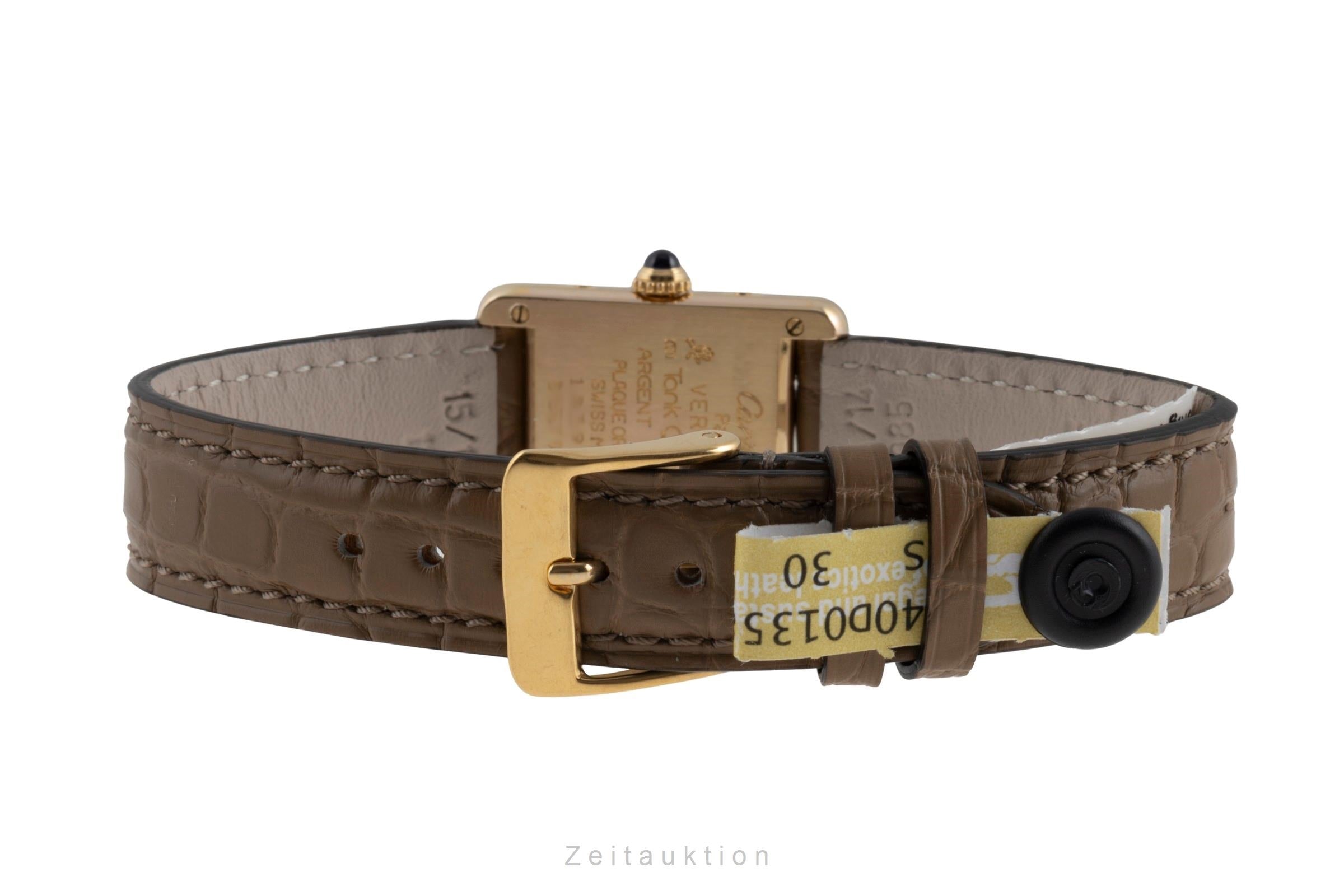 Cartier Tank argent doré quartz montre pour femmes W1008354, 5057001  [2504167]