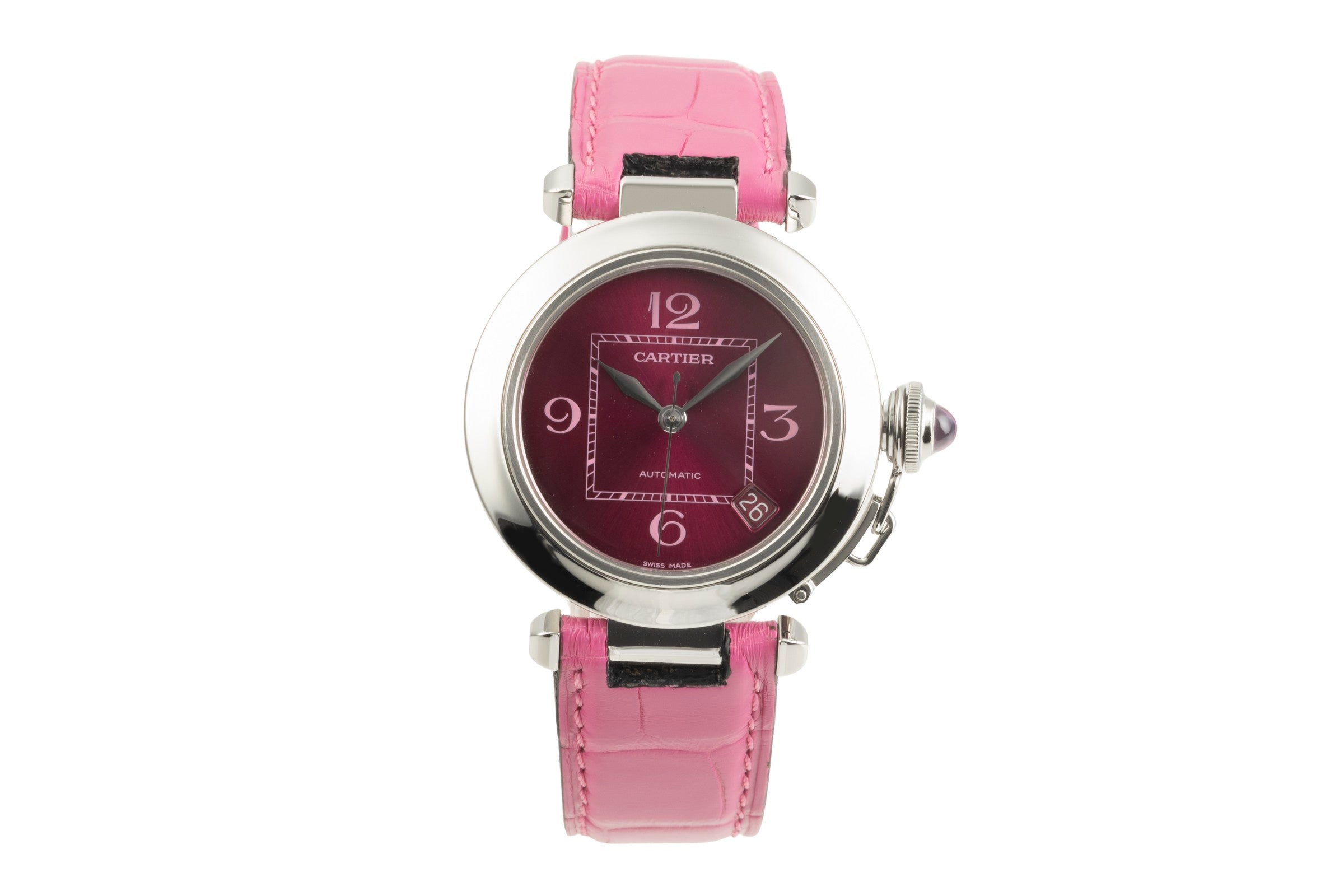 Cartier Pasha C de Cartier Raspberry Dial Automatik Damenuhr Ref. W3108299 2324 [2504168]