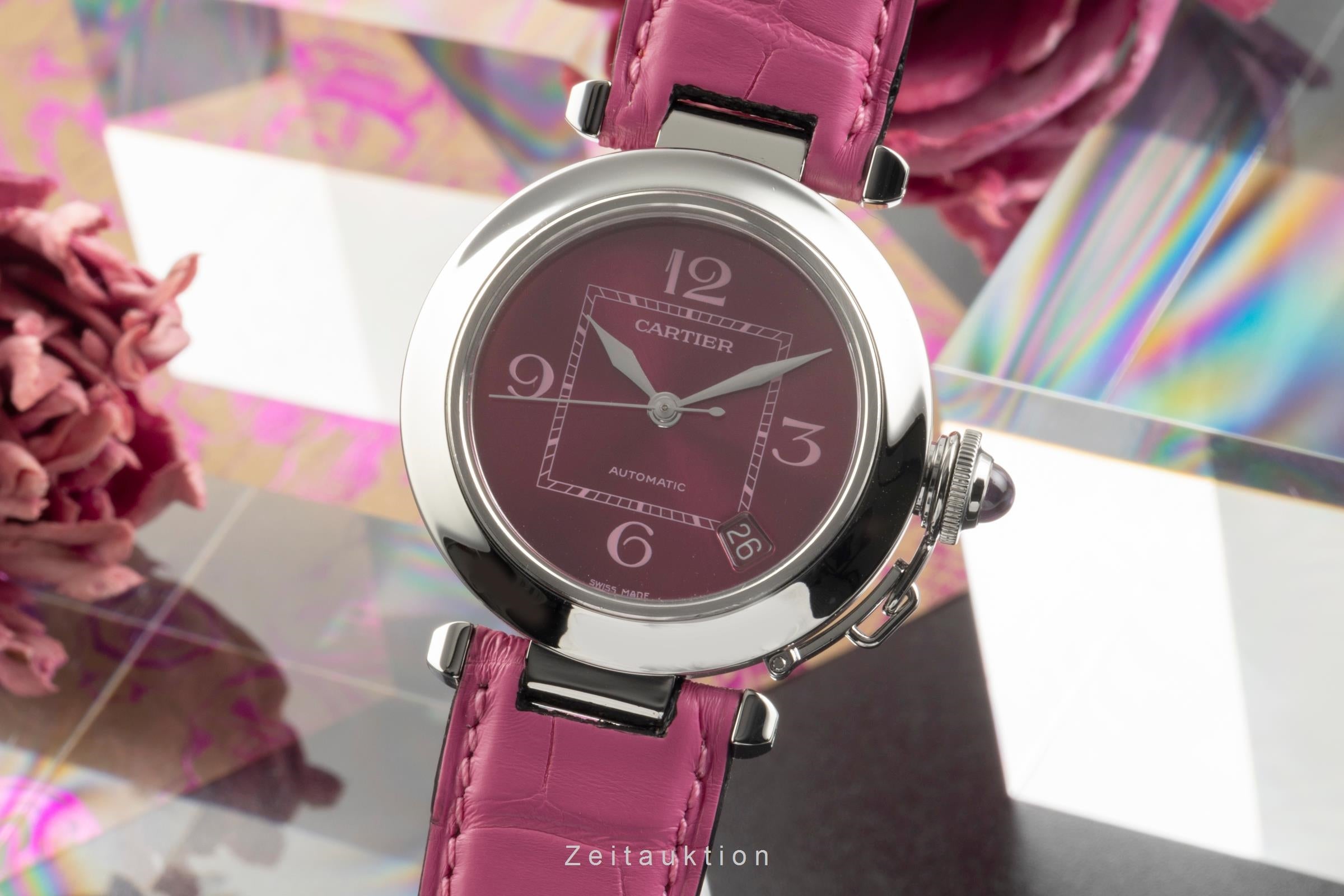 Cartier Pasha C de Cartier Raspberry Dial Automatik Damenuhr Ref. W3108299 2324 [2504168]