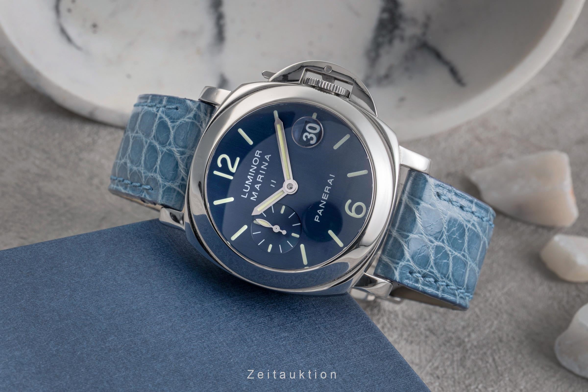 Panerai Luminor Marina acero automático reloj para caballeros PAM00070 LP: 7900EUR  [2504172]