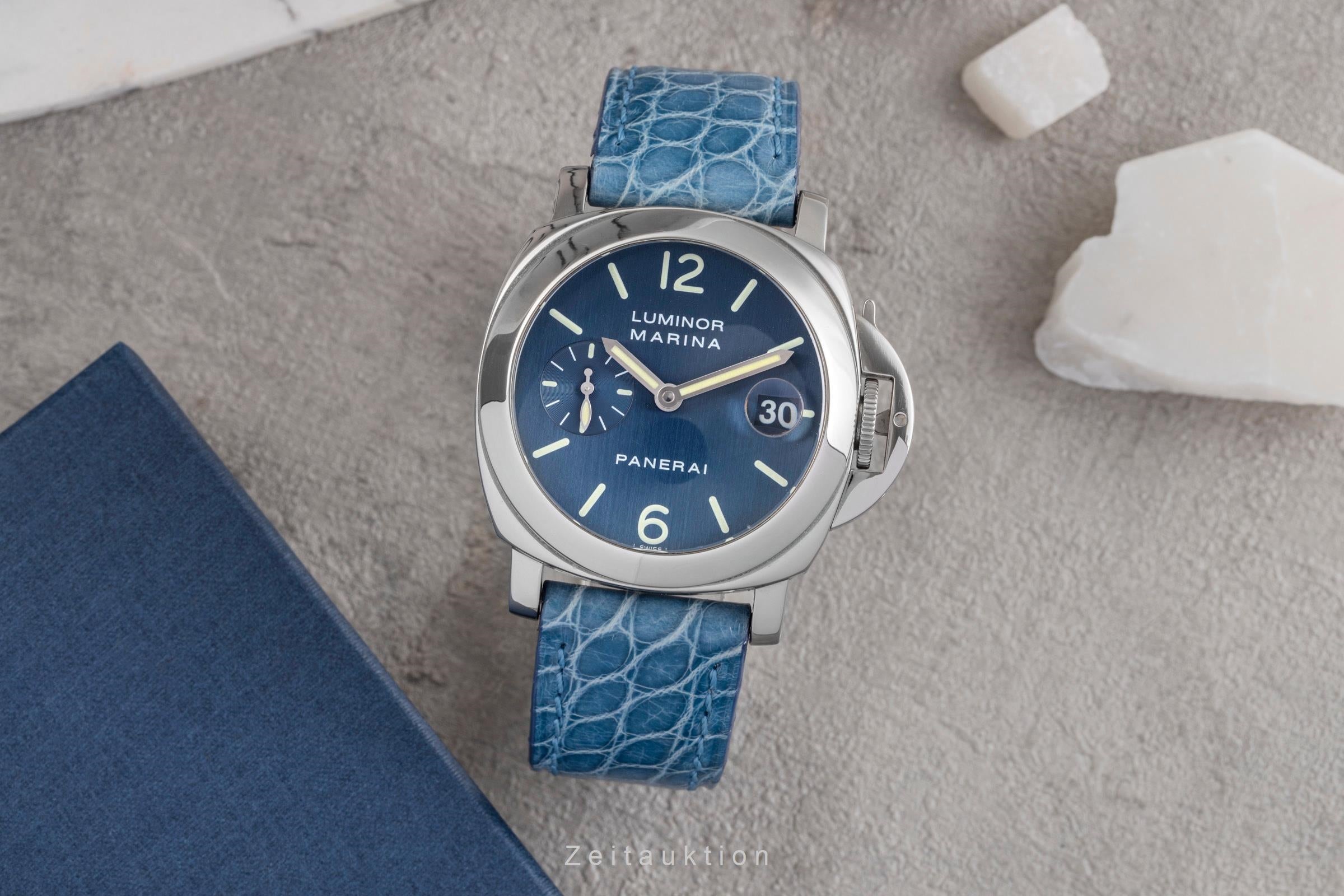Panerai Luminor Marina acero automático reloj para caballeros PAM00070 LP: 7900EUR  [2504172]