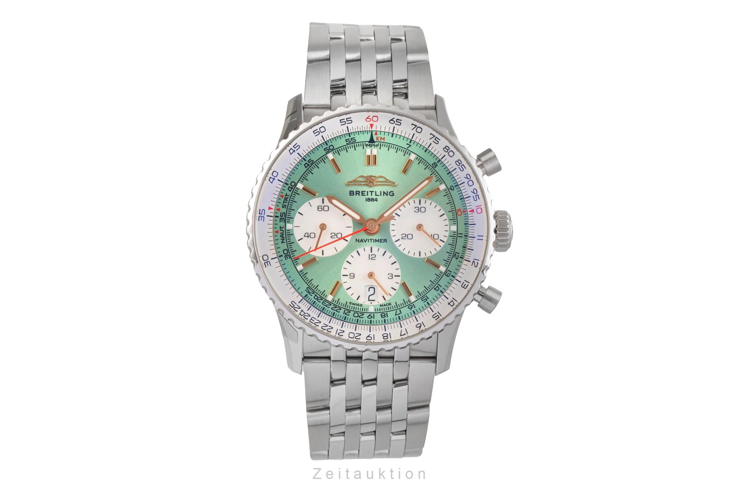Breitling Navitimer 01 chronograph steel automatic men's watch AB0139211L1A1 LP: 9650EUR  [2504173]