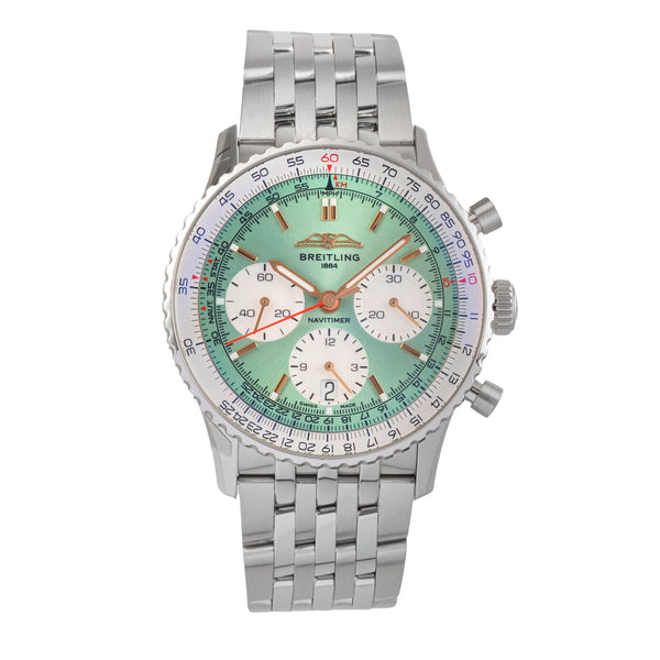Breitling Navitimer 01 chronograph steel automatic men's watch AB0139211L1A1 LP: 9650EUR  [2504173]
