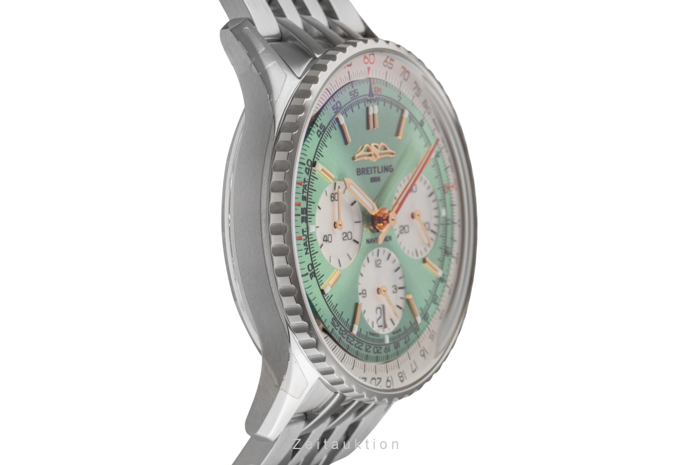 Breitling Navitimer 01 chronograph steel automatic men's watch AB0139211L1A1 LP: 9650EUR  [2504173]