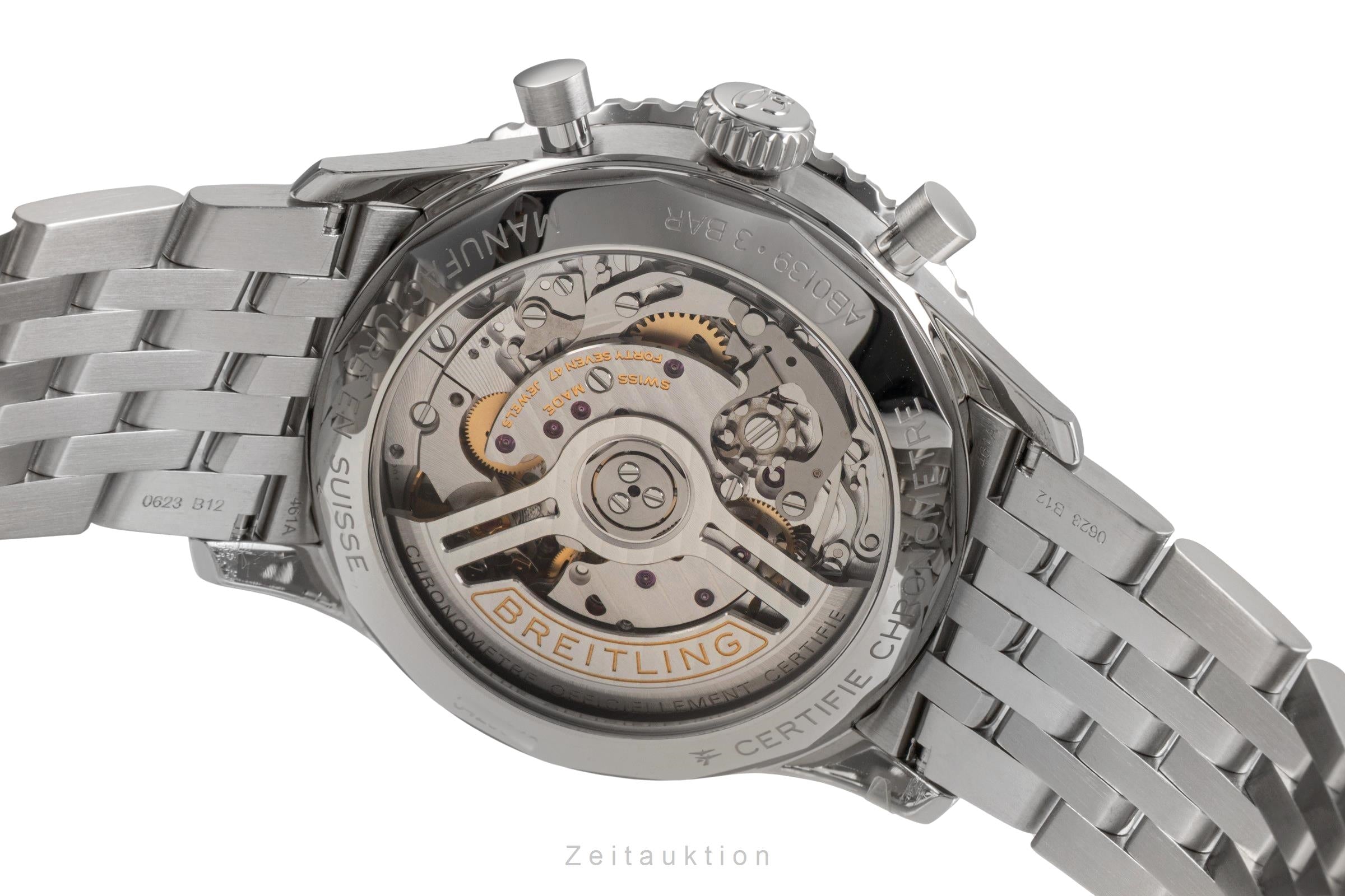 Breitling Navitimer 01 chronograph steel automatic men's watch AB0139211L1A1 LP: 9650EUR  [2504173]