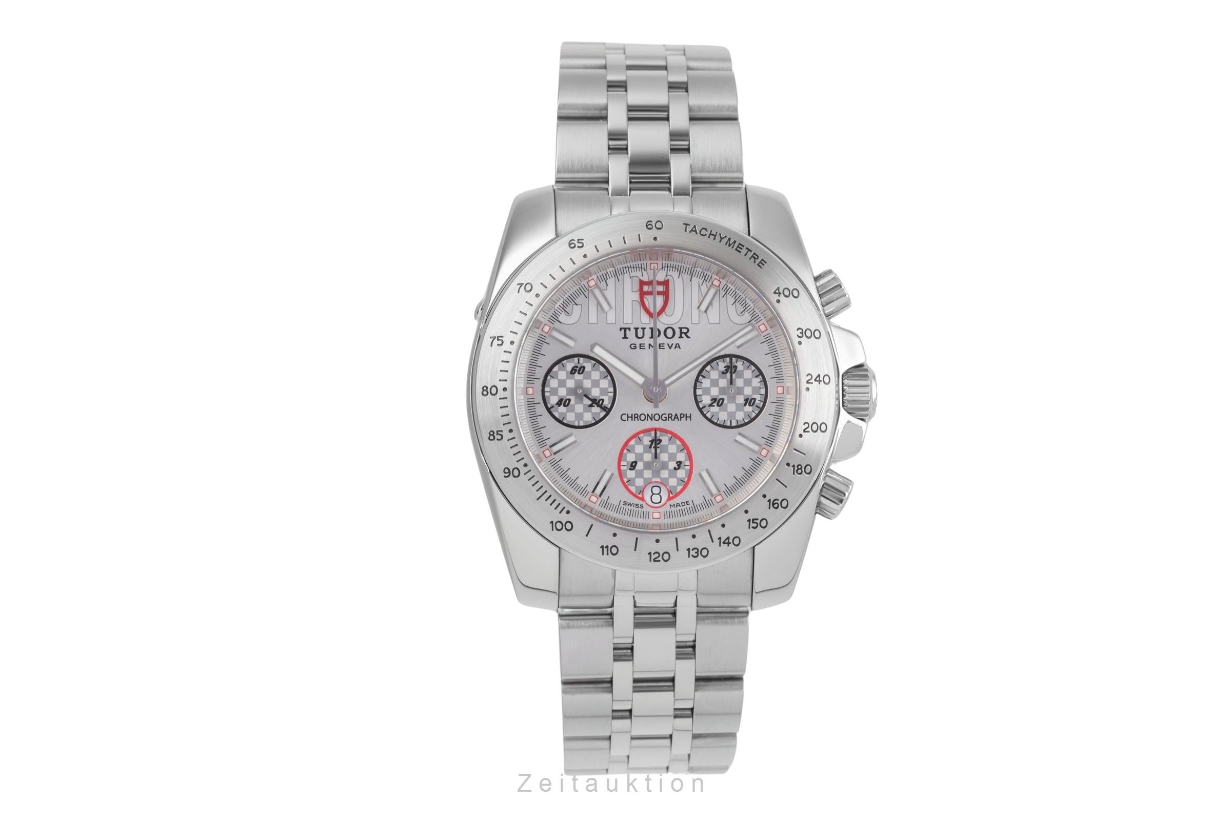 Tudor Sport Chronograph chronographe acier automatique montre pour hommes 20300  [2504174]