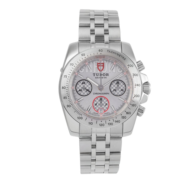 Tudor Sport Chronograph chronographe acier automatique montre pour hommes 20300  [2504174]