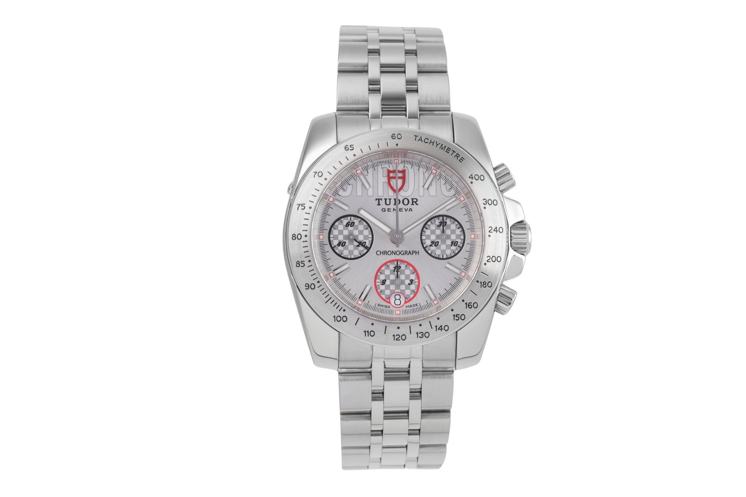Tudor Sport Chronograph chronographe acier automatique montre pour hommes 20300  [2504174]