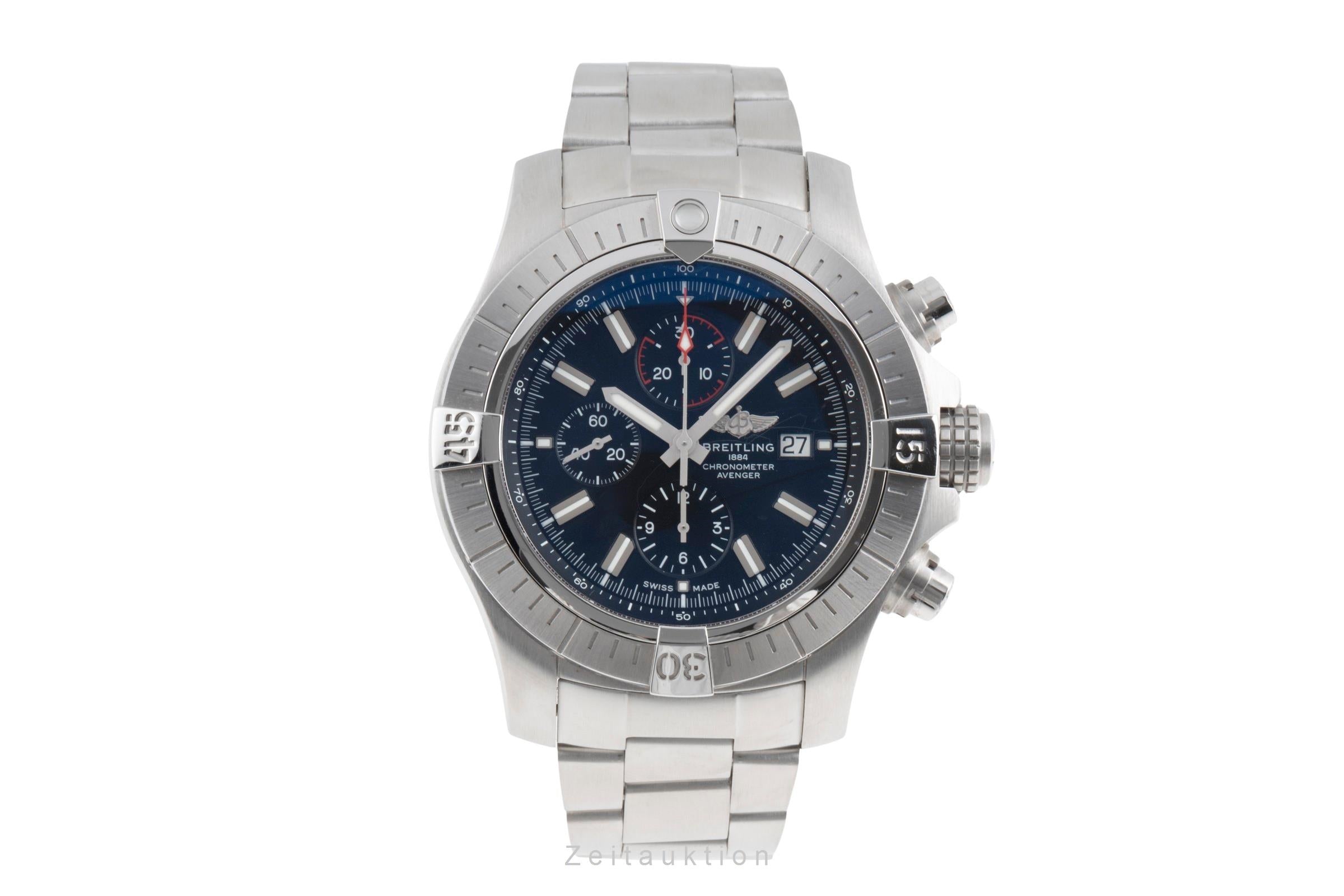 Breitling Super Avenger cronografo acciaio automatismo orologio da uomo A13375  [2504177]